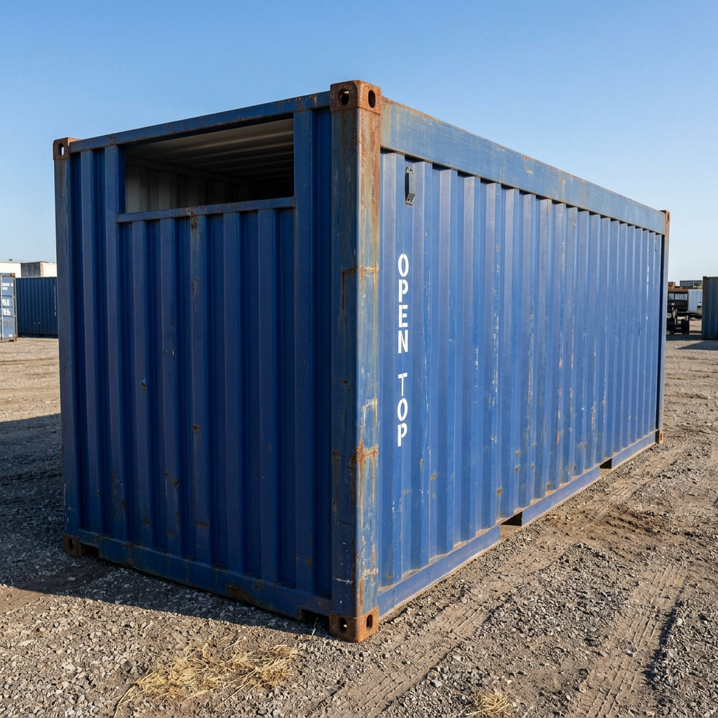 20Ft X 8Ft Used Shipping Container Open Top — 20ft — used — storage containers (image 5 of 6)