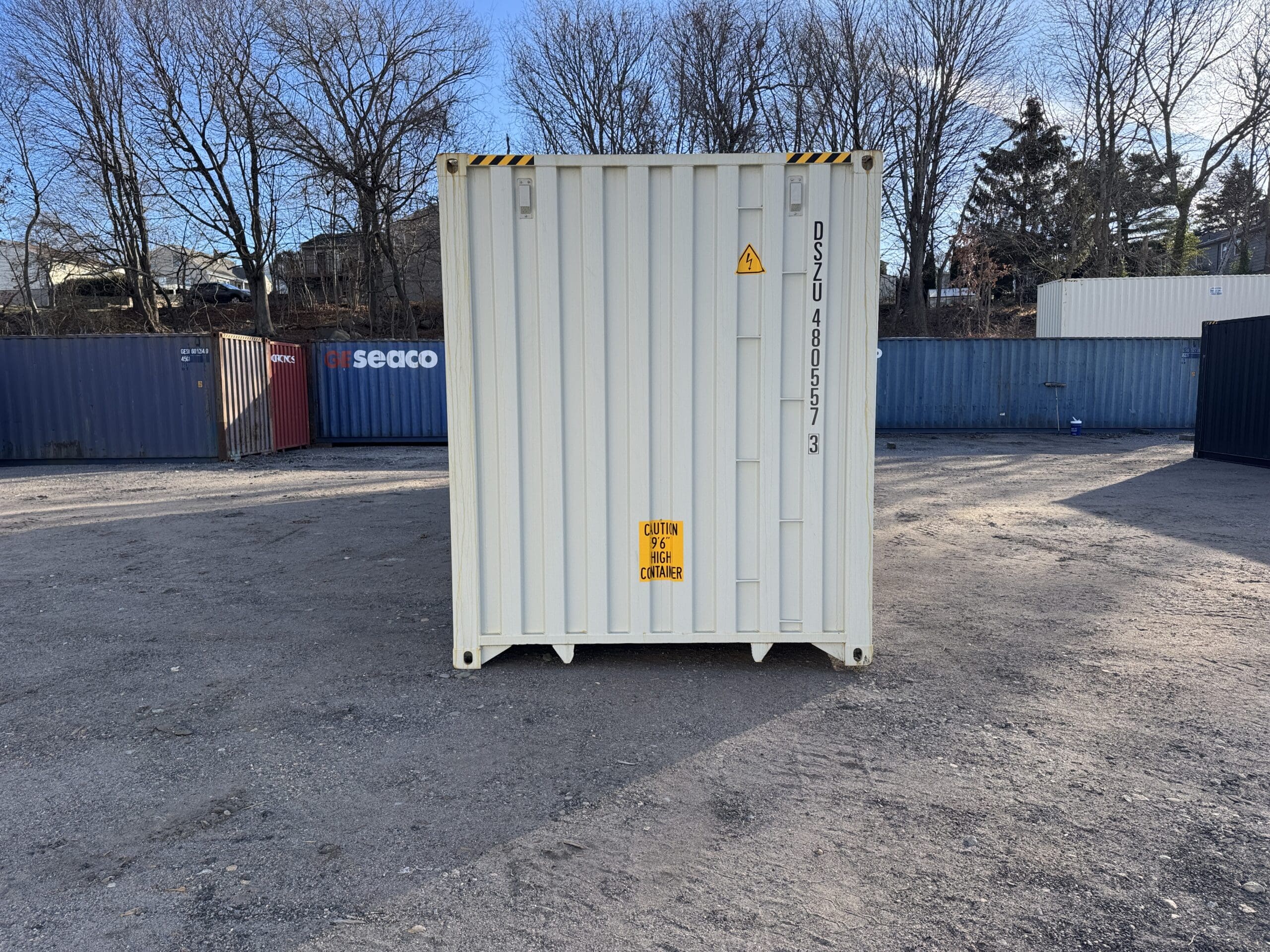 40ft New High Cube Shipping Container – Wind & Watertight – Gray — 40ft — new (image 10 of 12)