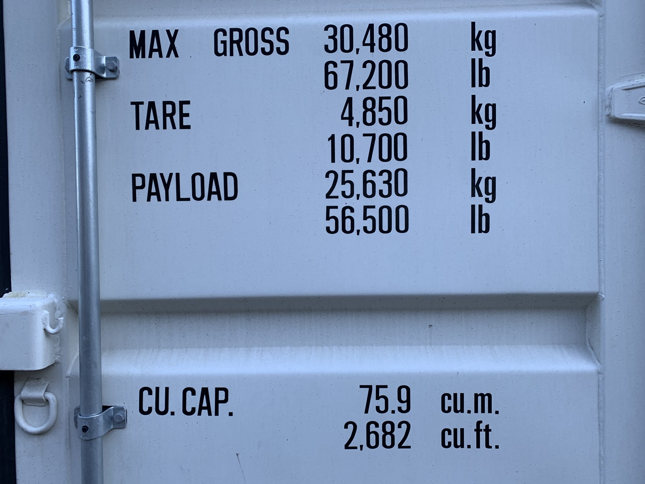 UNIQUE 16ft New High Cube Shipping / Storage Container – Wind & Watertight – White — 16ft — new (image 8 of 11)