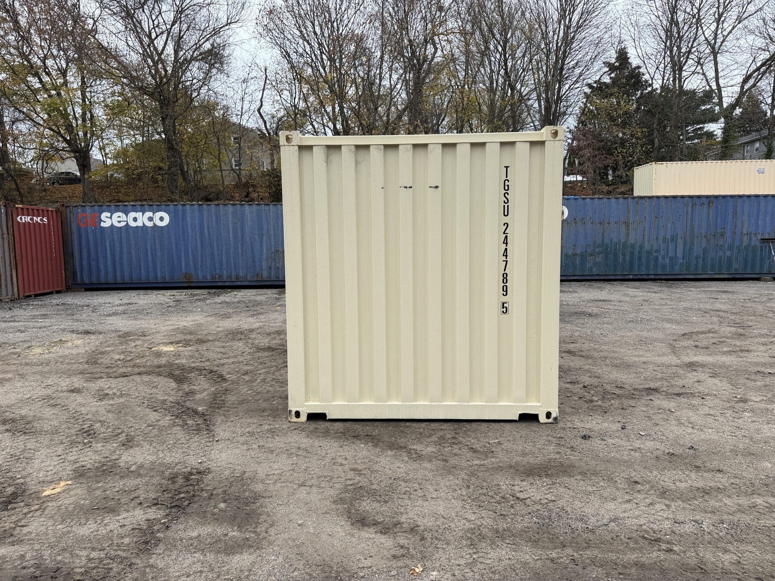 20ft New Shipping Container – Wind & Watertight – Beige — 20ft — new (image 10 of 12)