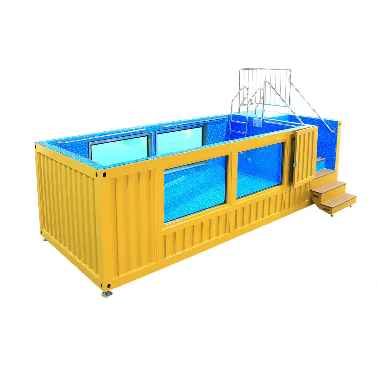 20ft Luxury Container Swimming Pool with Glass Viewing Panel — 20ft — new (image 5 of 15)