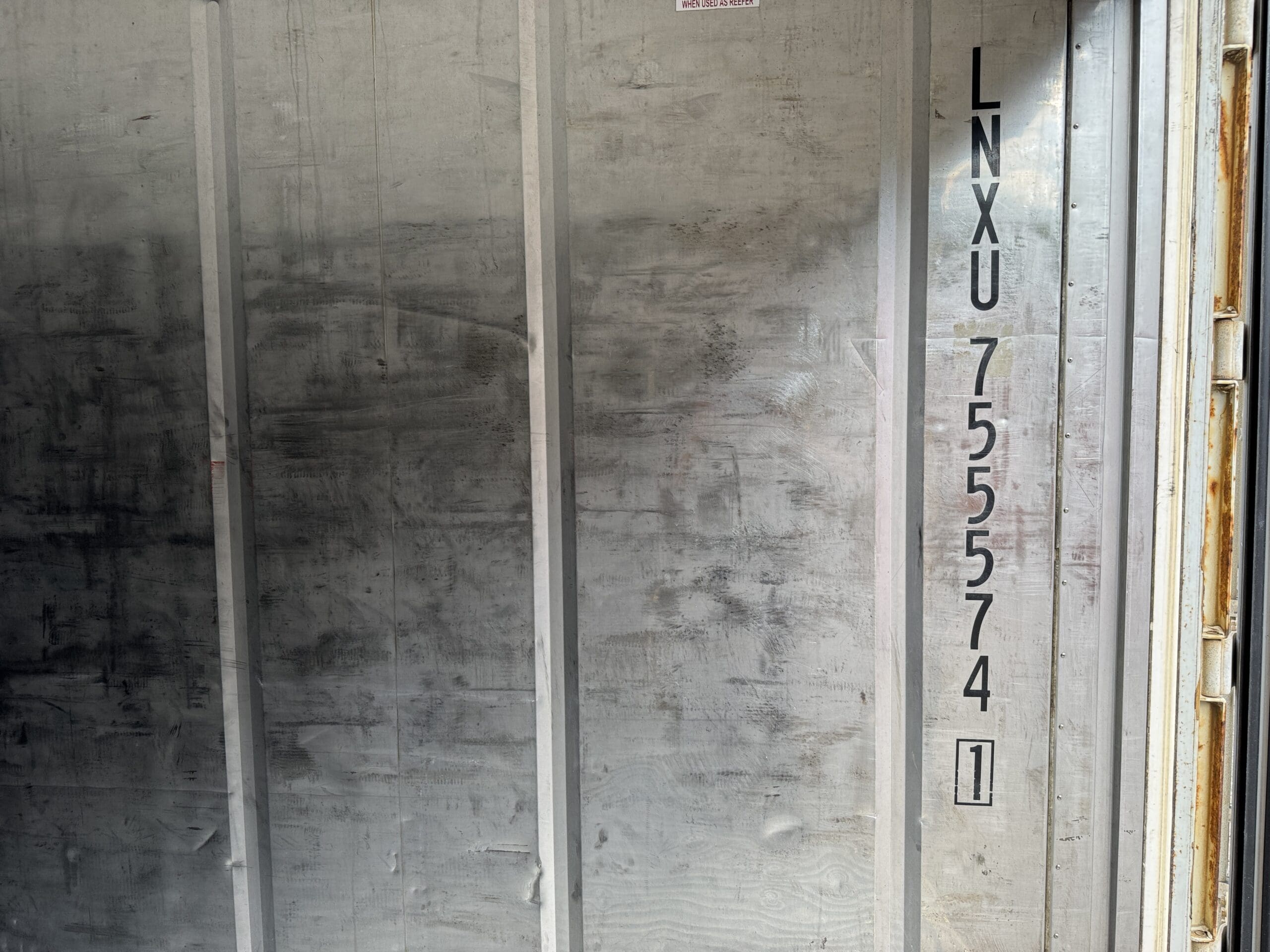 40ft As-Is High Cube Shipping Container – Wind & Watertight – White — 40ft — as_is (image 3 of 12)