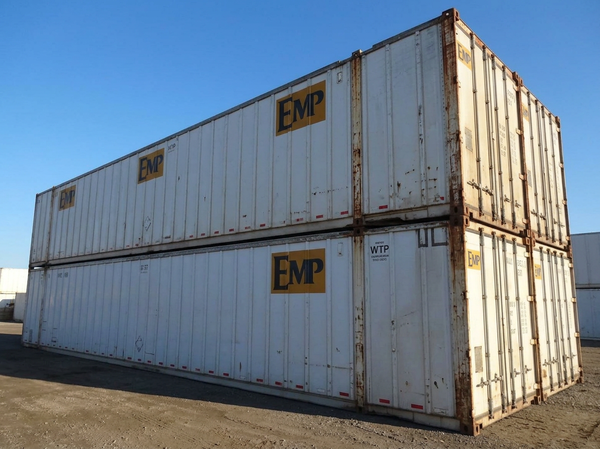 Used 53ft High Cube Shipping Container – Galvanized Aluminum — 53ft — used — storage containers (image 5 of 6)