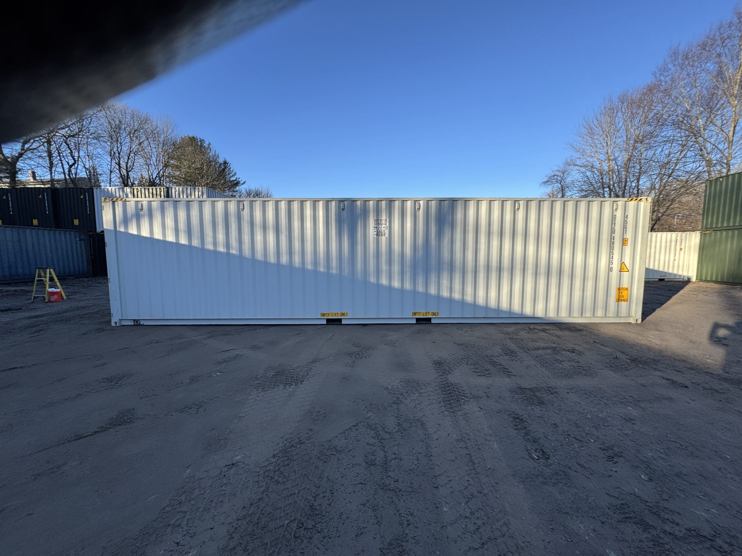 40ft New High Cube Shipping Container – Wind & Watertight – Gray — 40ft — new (image 9 of 12)
