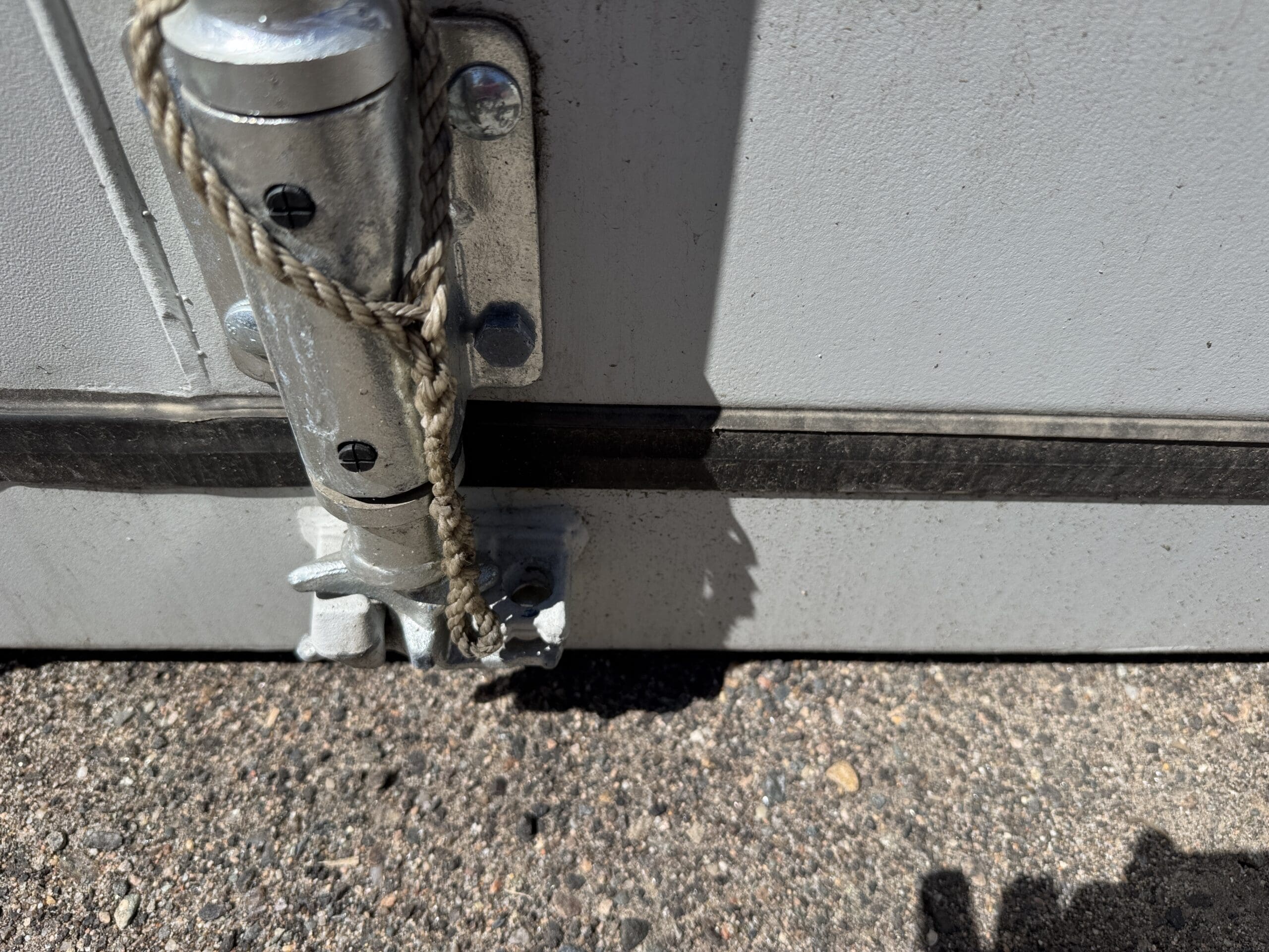 20ft New Shipping Container – Wind & Watertight – Gray — 20ft — new (image 7 of 12)