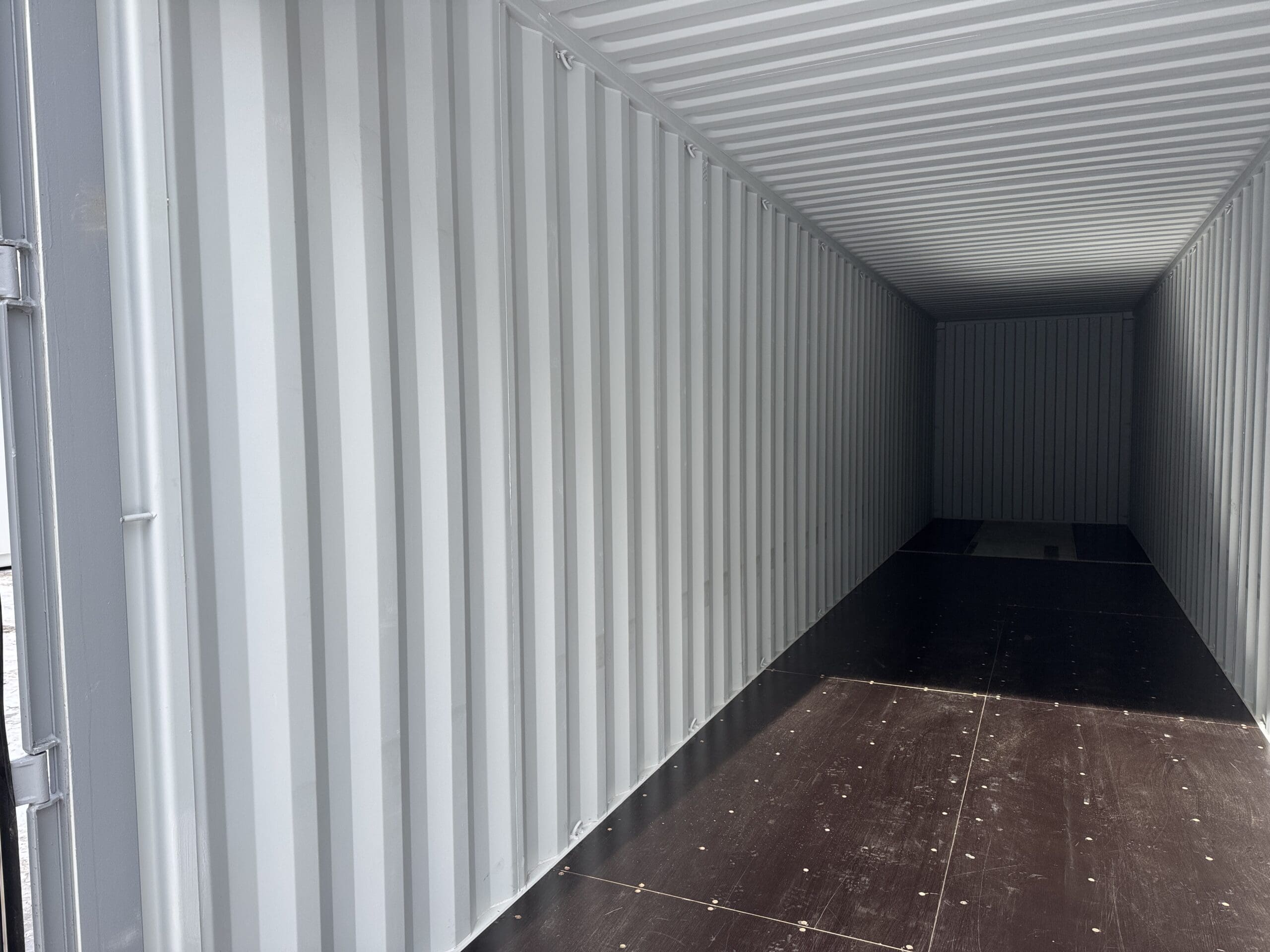 40ft New High Cube Shipping Container – Wind & Watertight – Gray — 40ft — new (image 12 of 12)