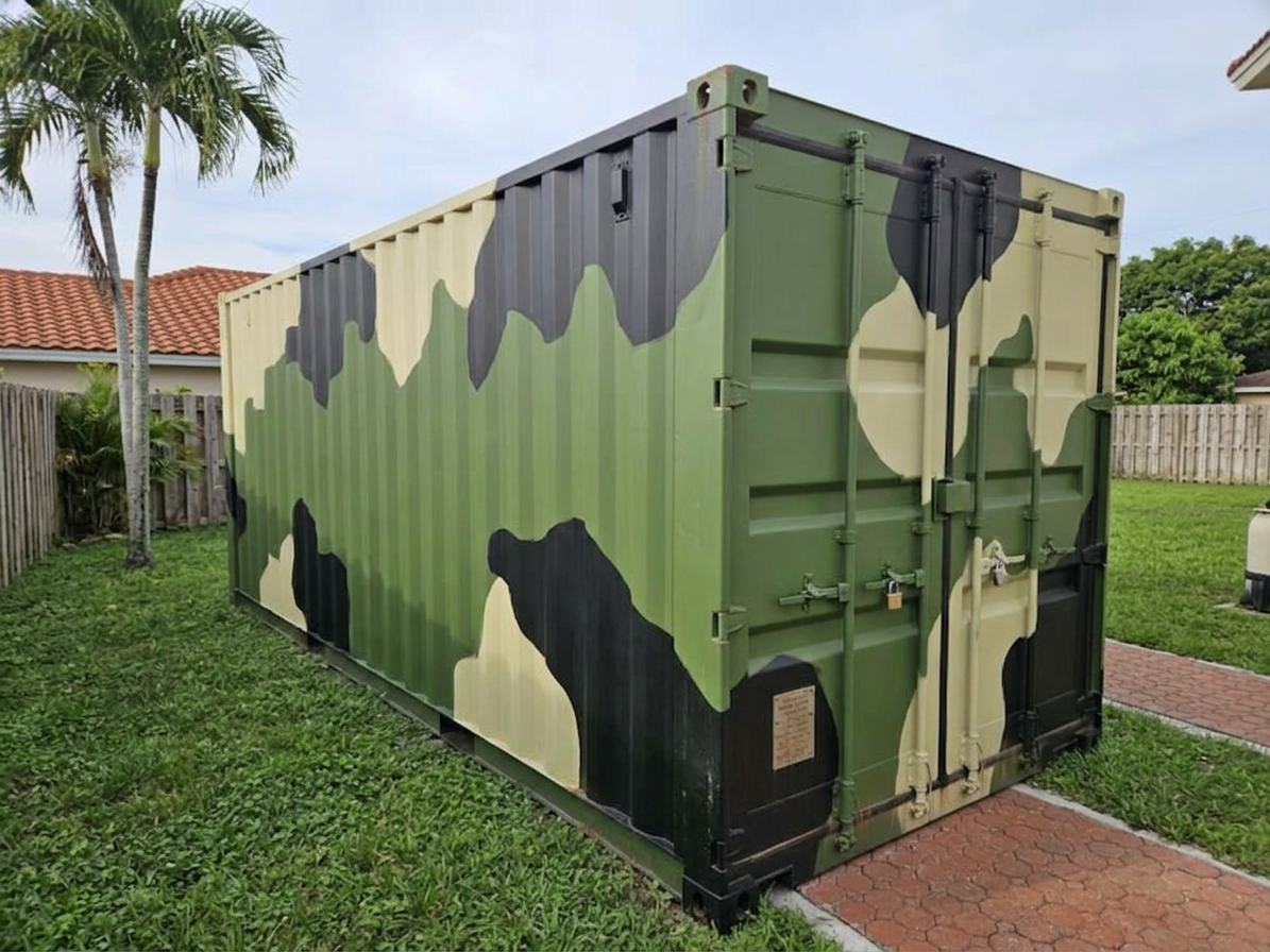 20ft Camouflage Storage Container – Wind & Water Tight — 20ft — new — storage containers (image 5 of 6)
