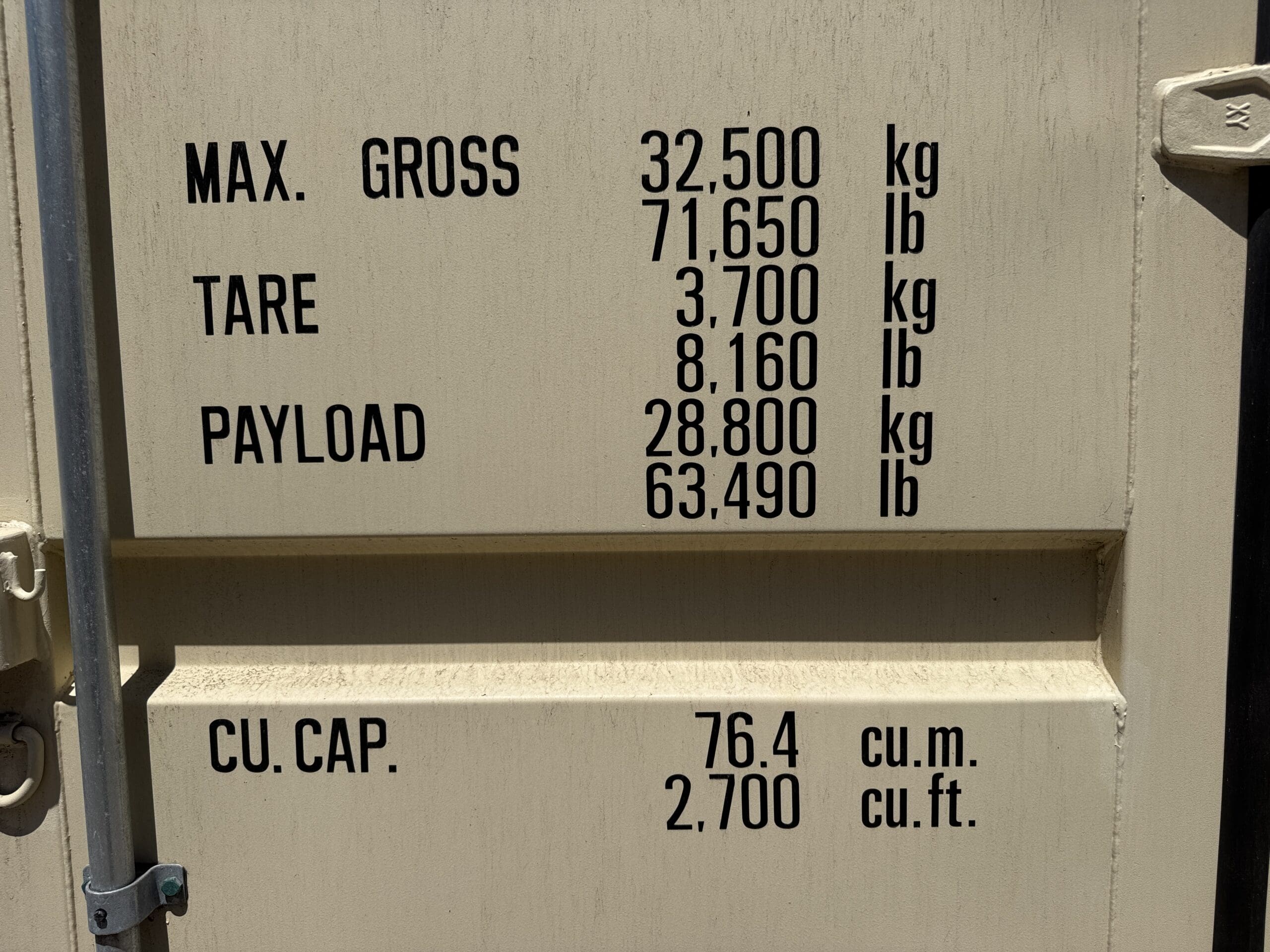 40ft New High Cube Shipping Container – Wind & Watertight – Beige — 40ft — new (image 4 of 12)