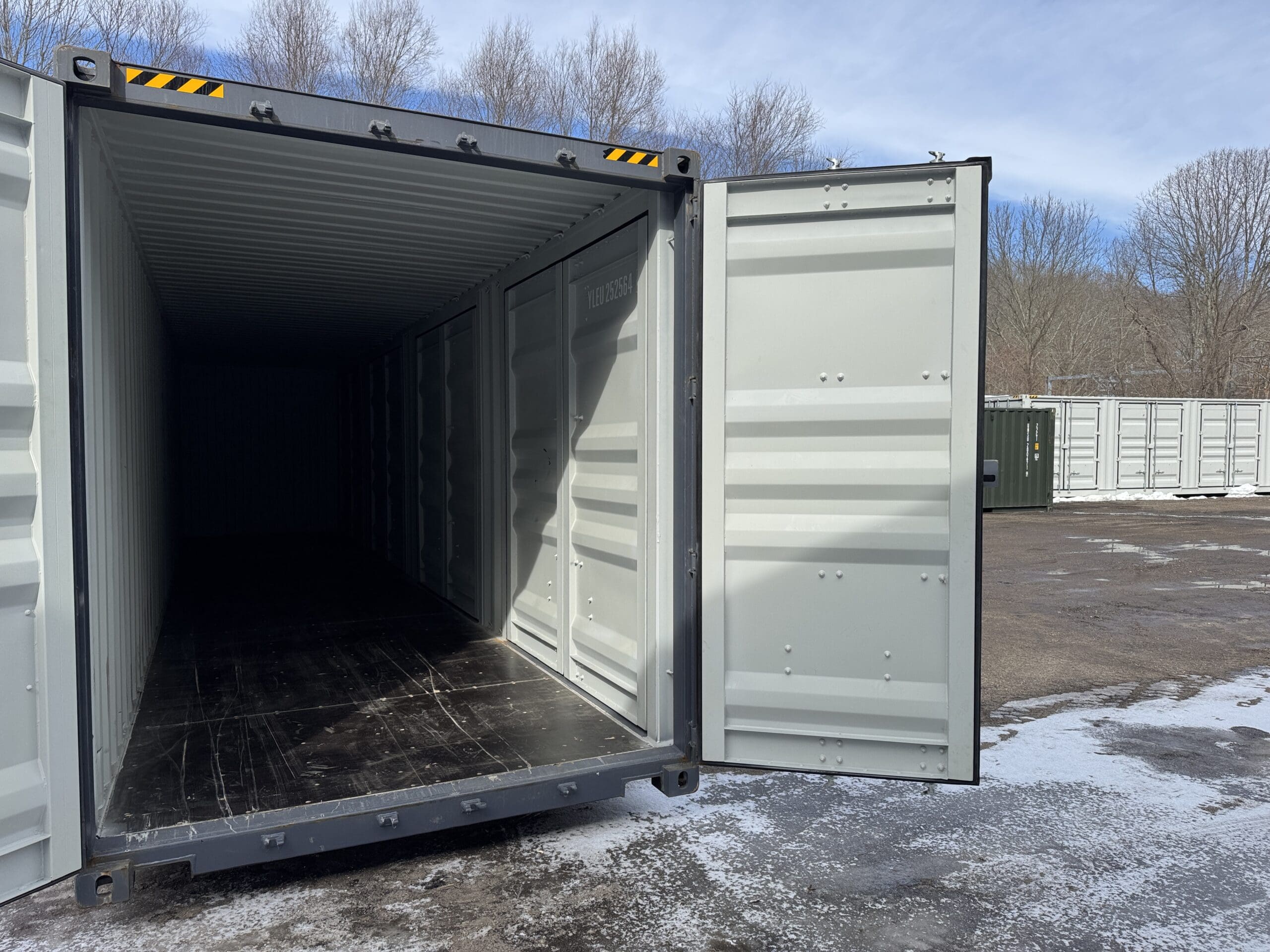 40ft New High Cube Shipping Container – Wind & Watertight – Dk Gray — 40ft — new (image 8 of 12)