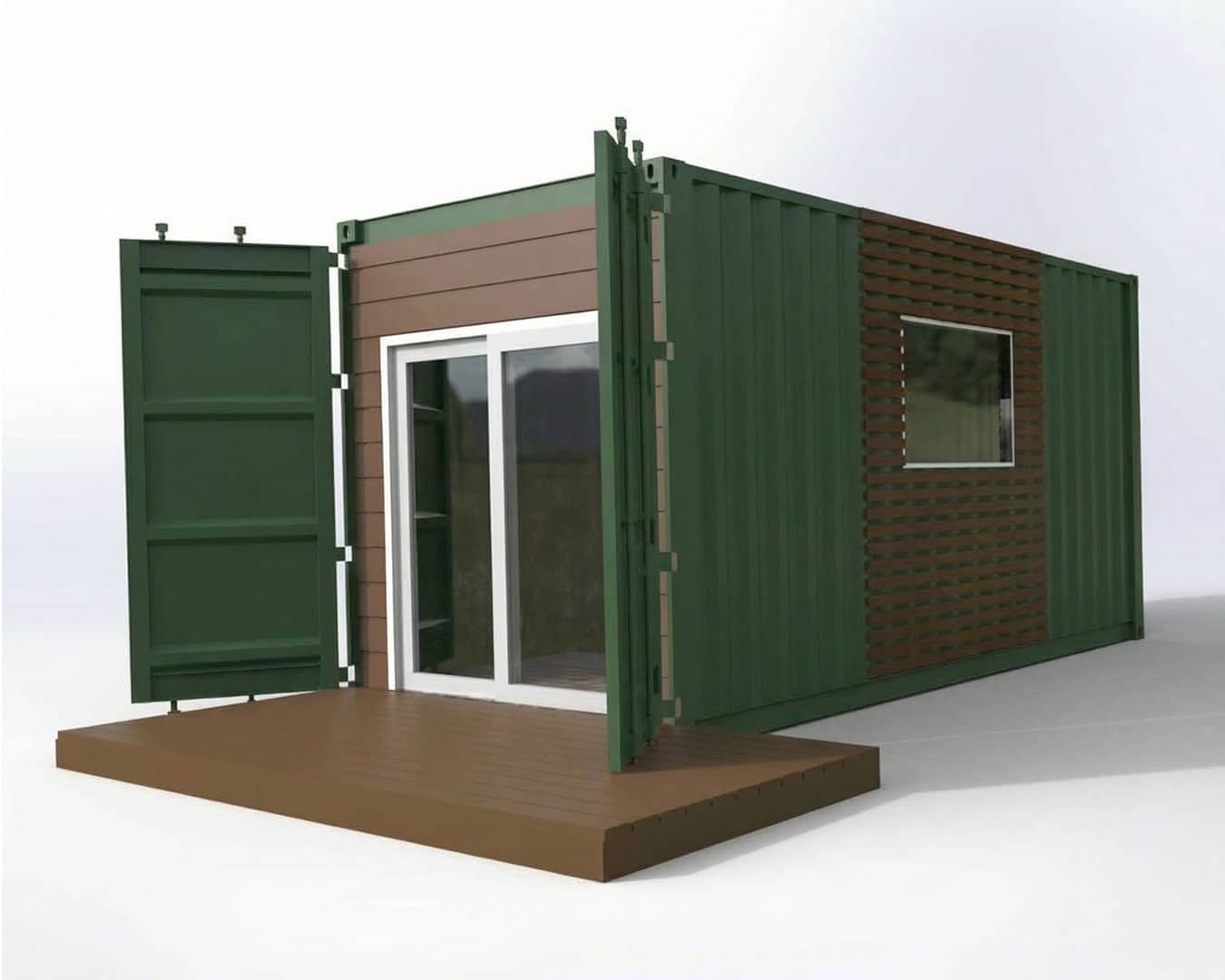 20FT Jack Hunting Container Cabin | Off-Grid Container Home with Kitchen & Rooftop Deck — 20ft — new (image 2 of 17)
