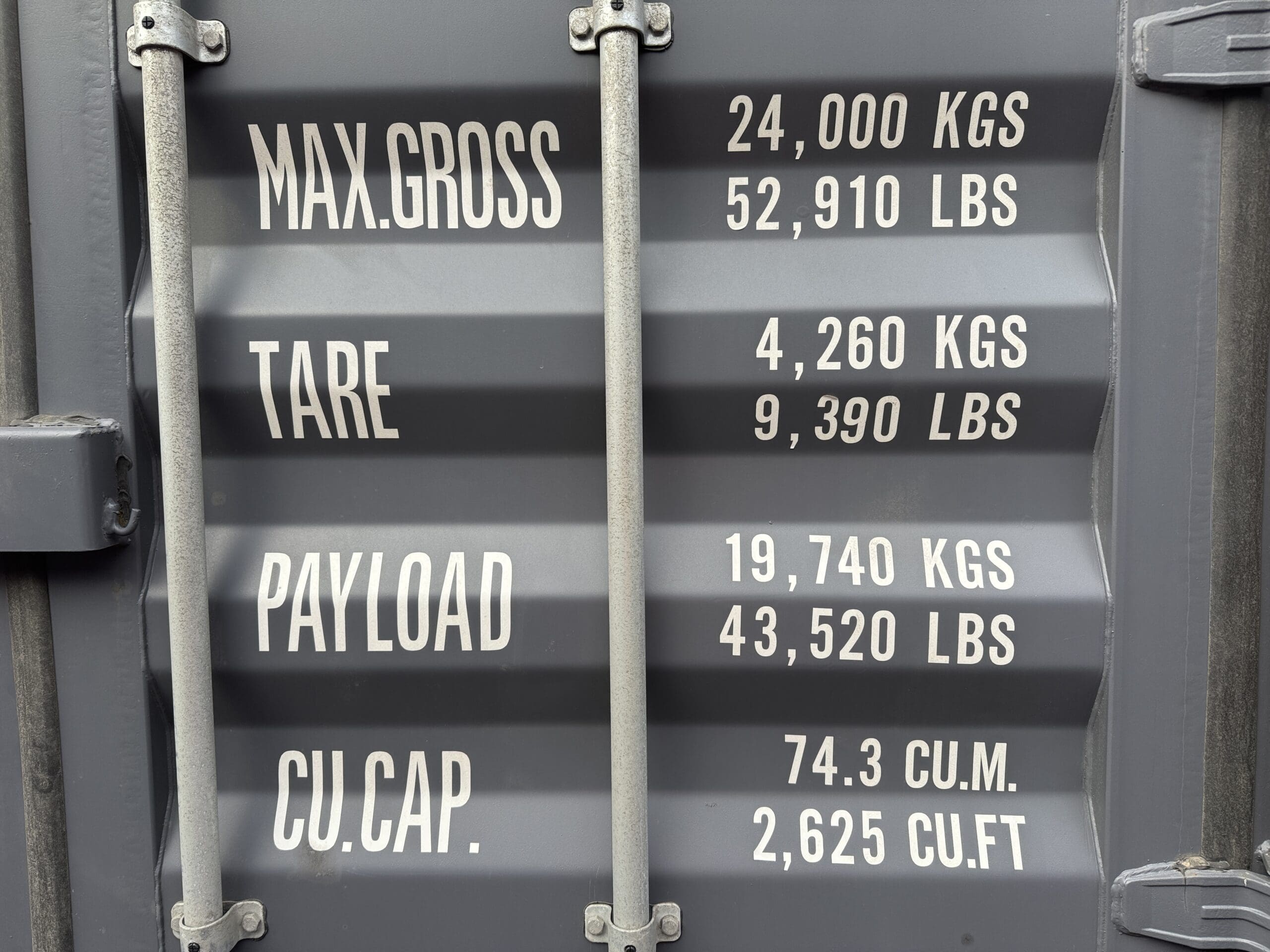 40ft New High Cube Shipping Container – Wind & Watertight – Dk Gray — 40ft — new (image 4 of 12)