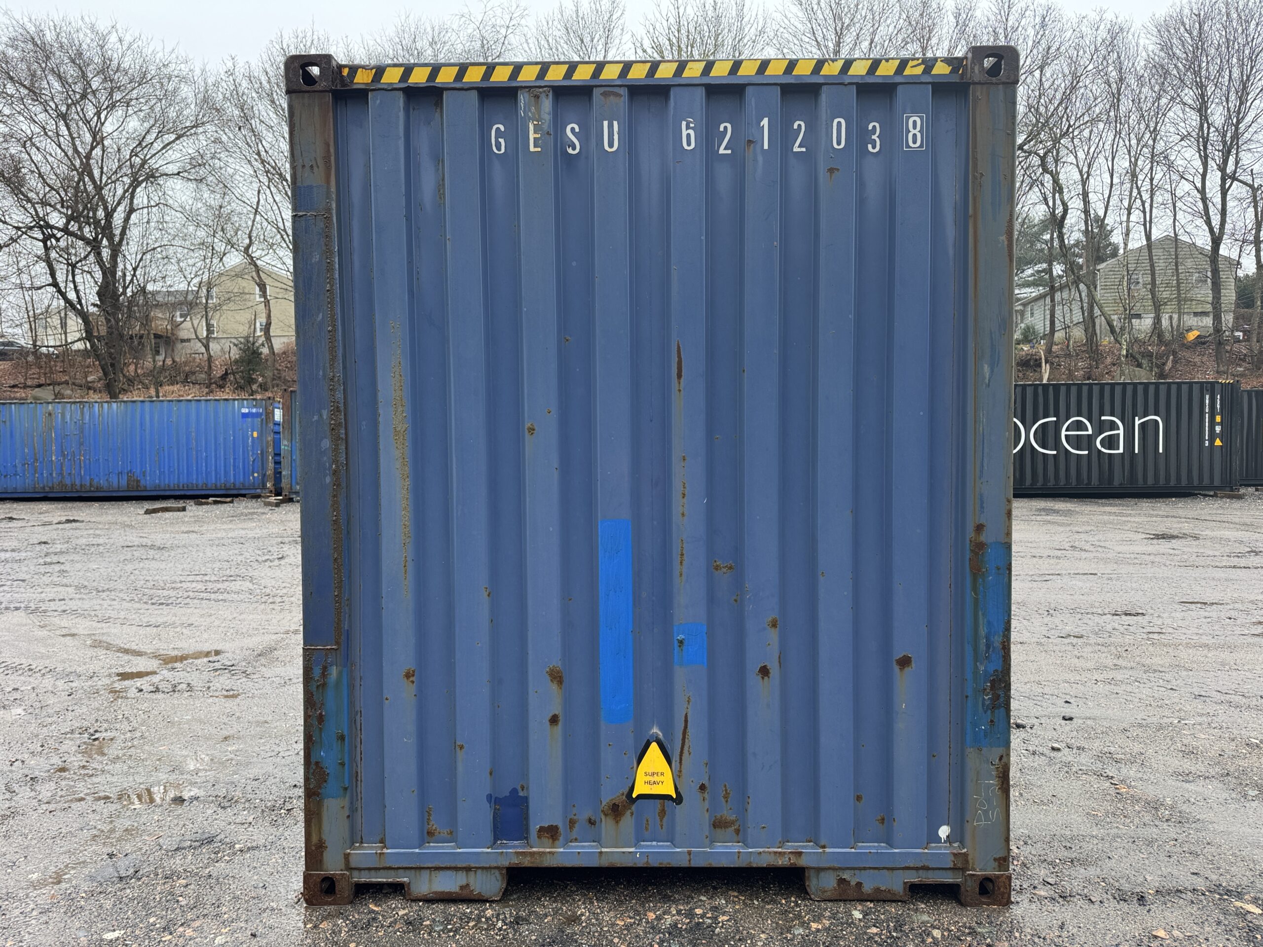 40ft Used High Cube Shipping Container – Wind & Watertight – Blue — 40ft — used (image 9 of 12)