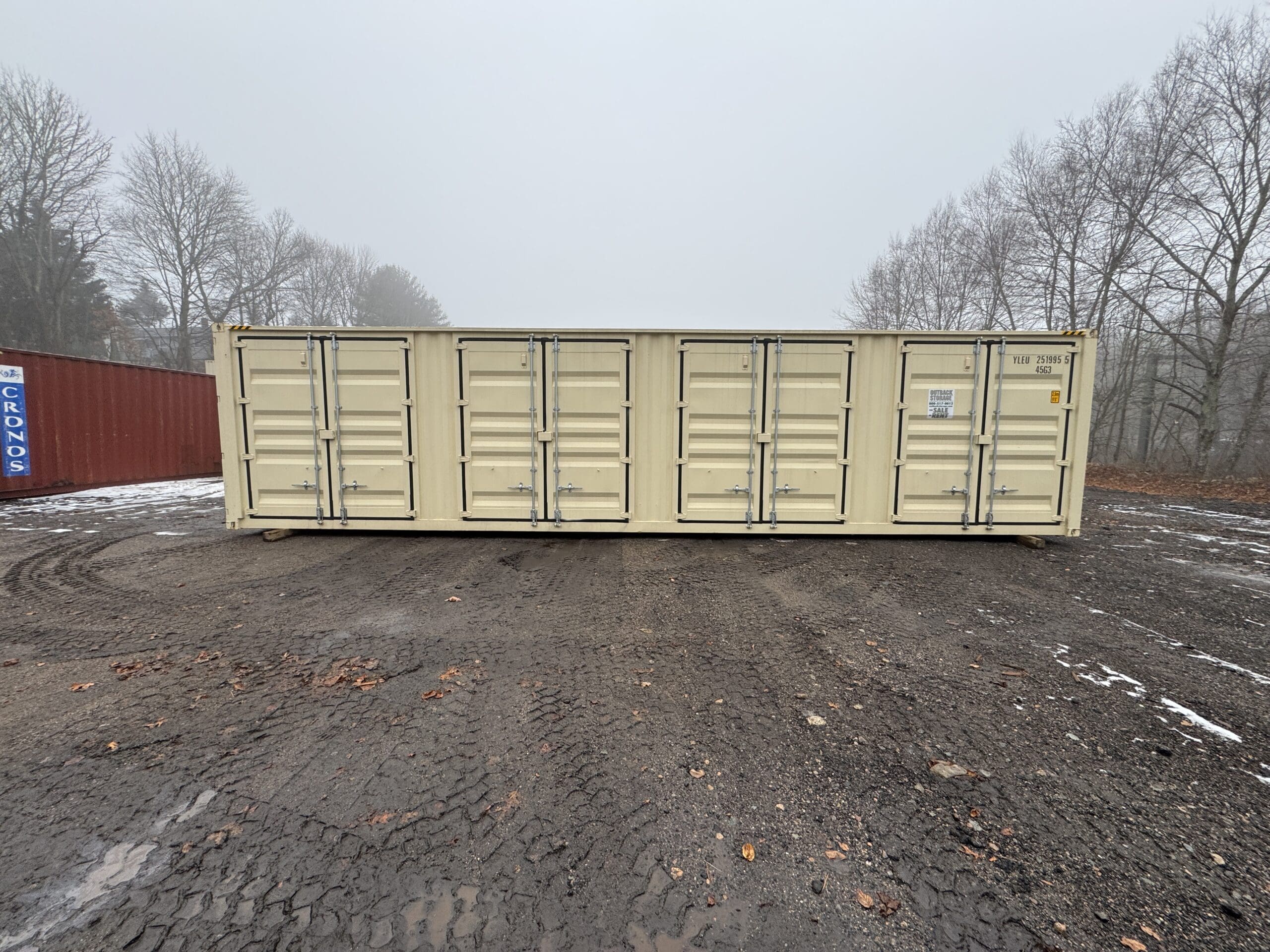 40ft New High Cube Shipping Container – Wind & Watertight – Beige — 40ft — new (image 9 of 12)