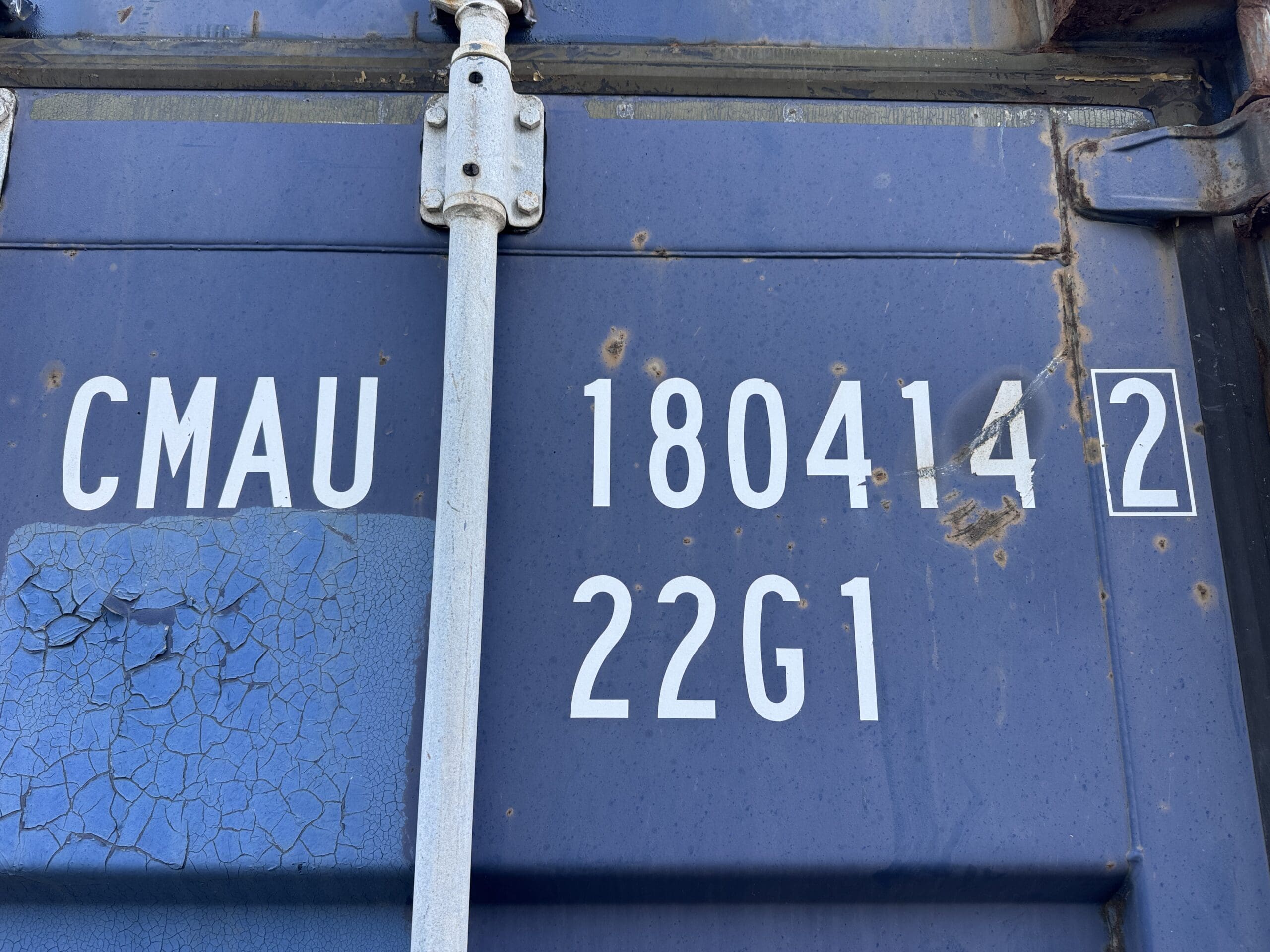 20ft Used Shipping Container – Wind & Watertight – Blue — 20ft — used (image 2 of 12)