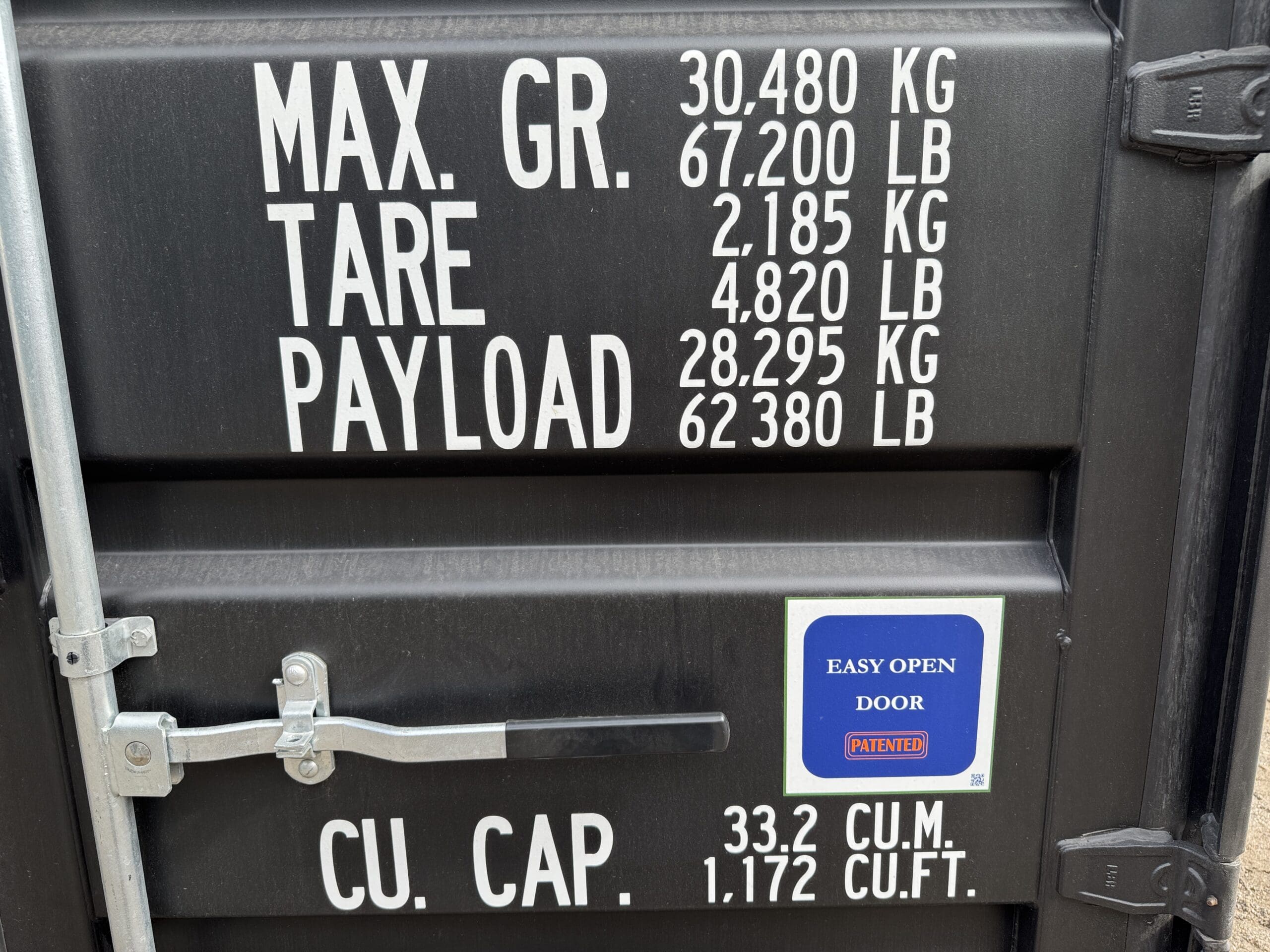 20ft New Shipping Container – Wind & Watertight – Black — 20ft — new (image 8 of 12)