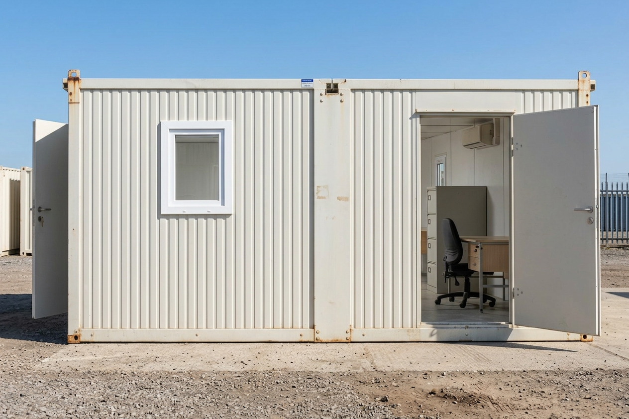 6.5m x 4.6m Side Linked Flat Pack Container Office — new — container offices (image 6 of 6)
