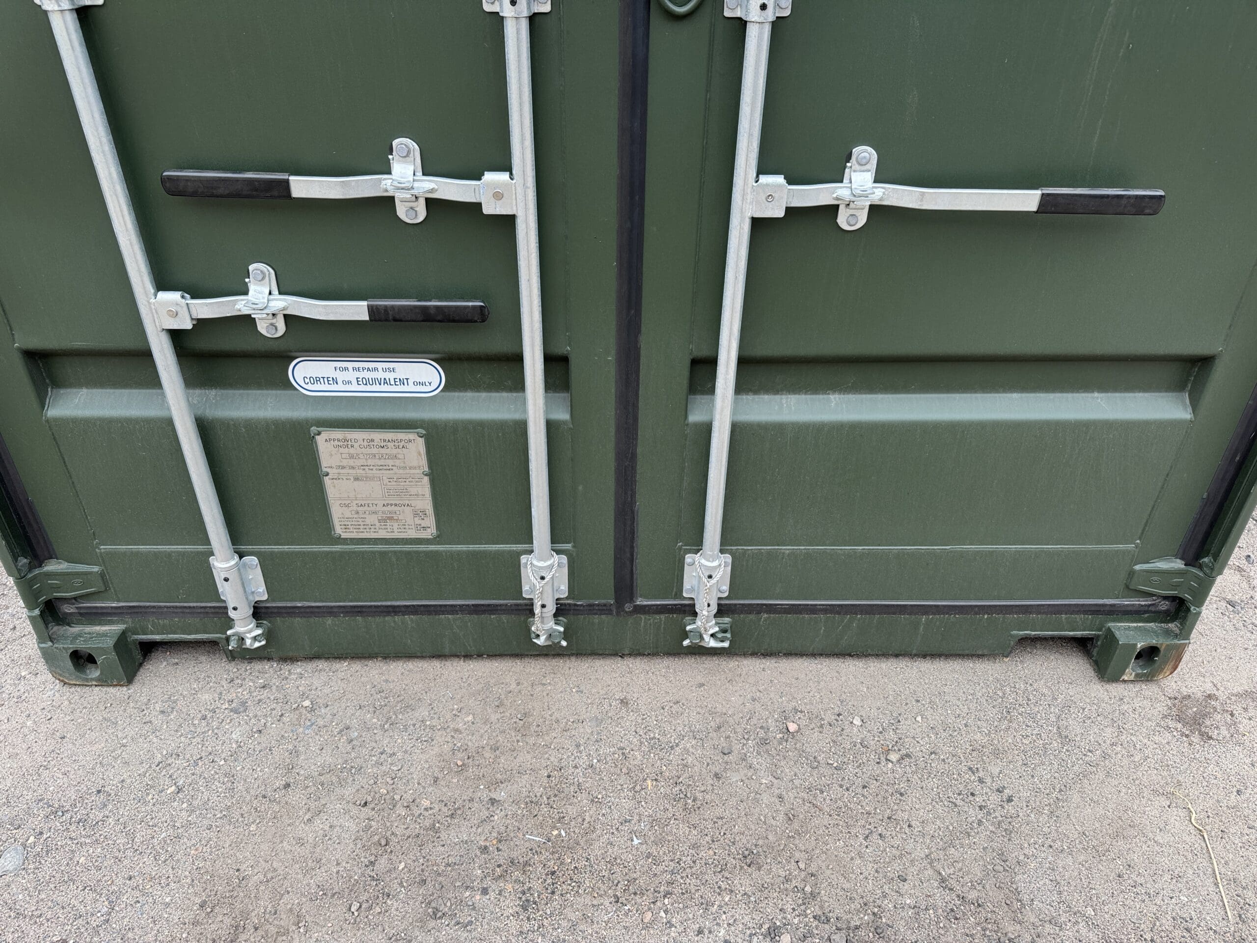 20ft New High Cube Shipping Container – Wind & Watertight – Green — 20ft — new (image 6 of 12)