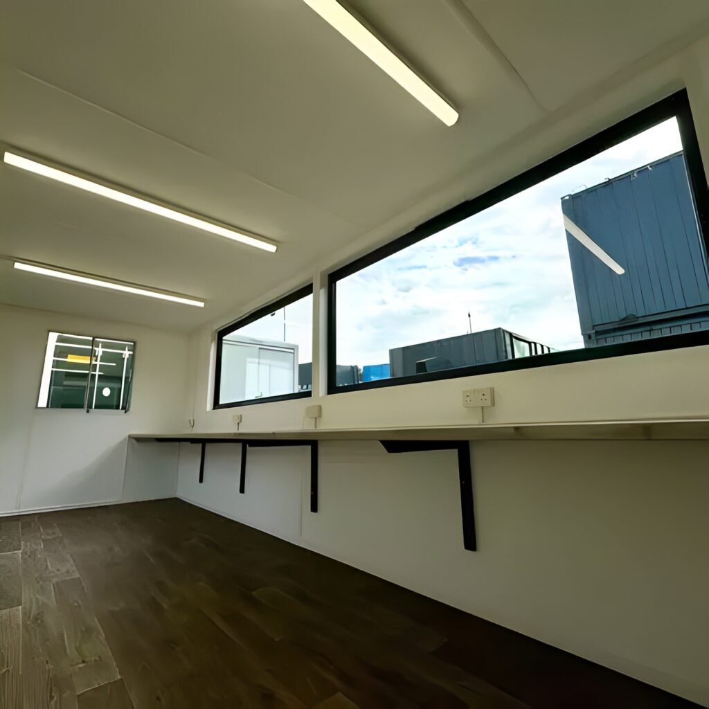 21ft x 8ft Custom Cabin Office / Canteen | Picture Windows | Portable Building — 20ft — new (image 9 of 12)