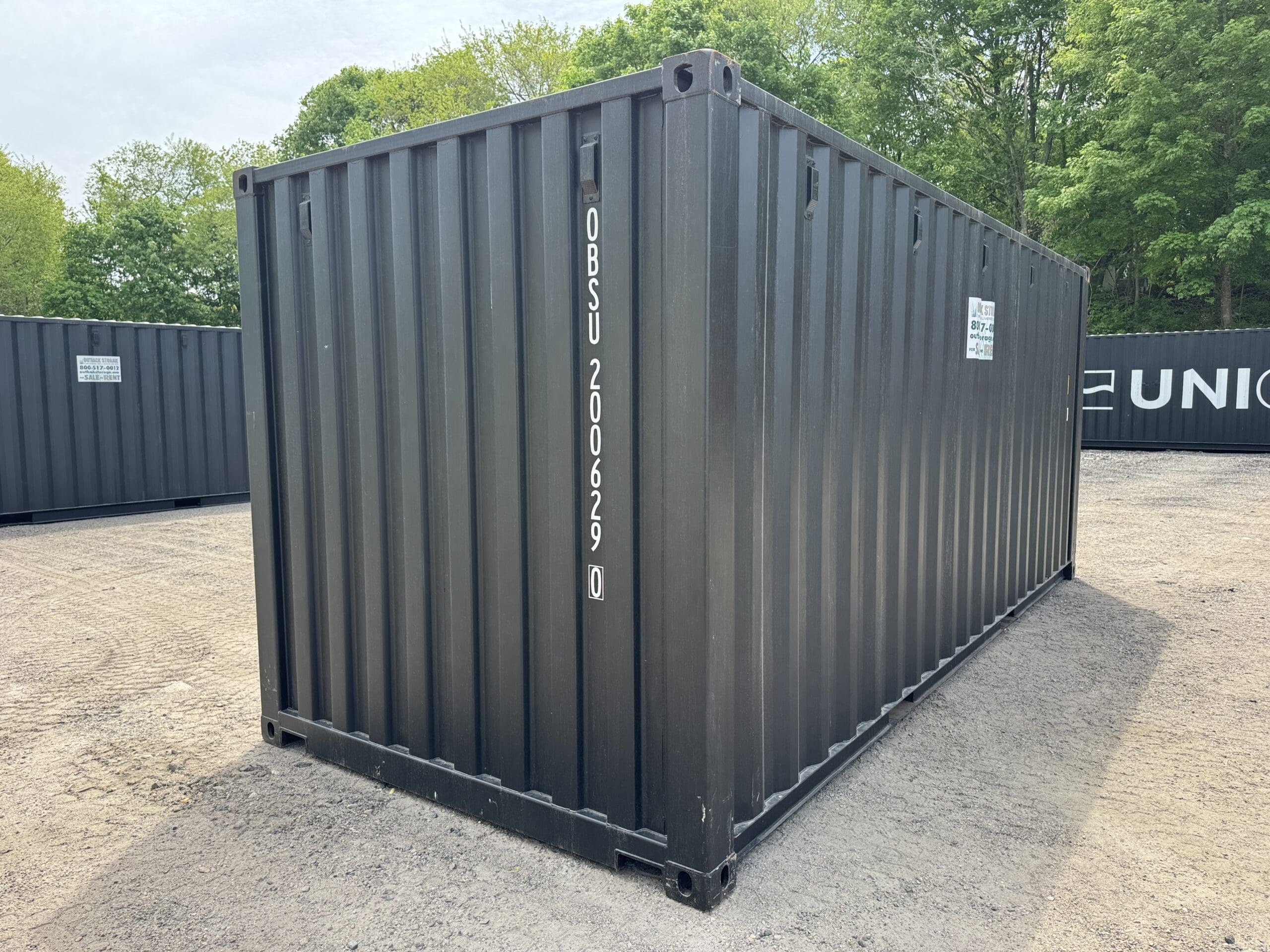 20ft New Shipping Container – Wind & Watertight – Black — 20ft — new (image 10 of 12)