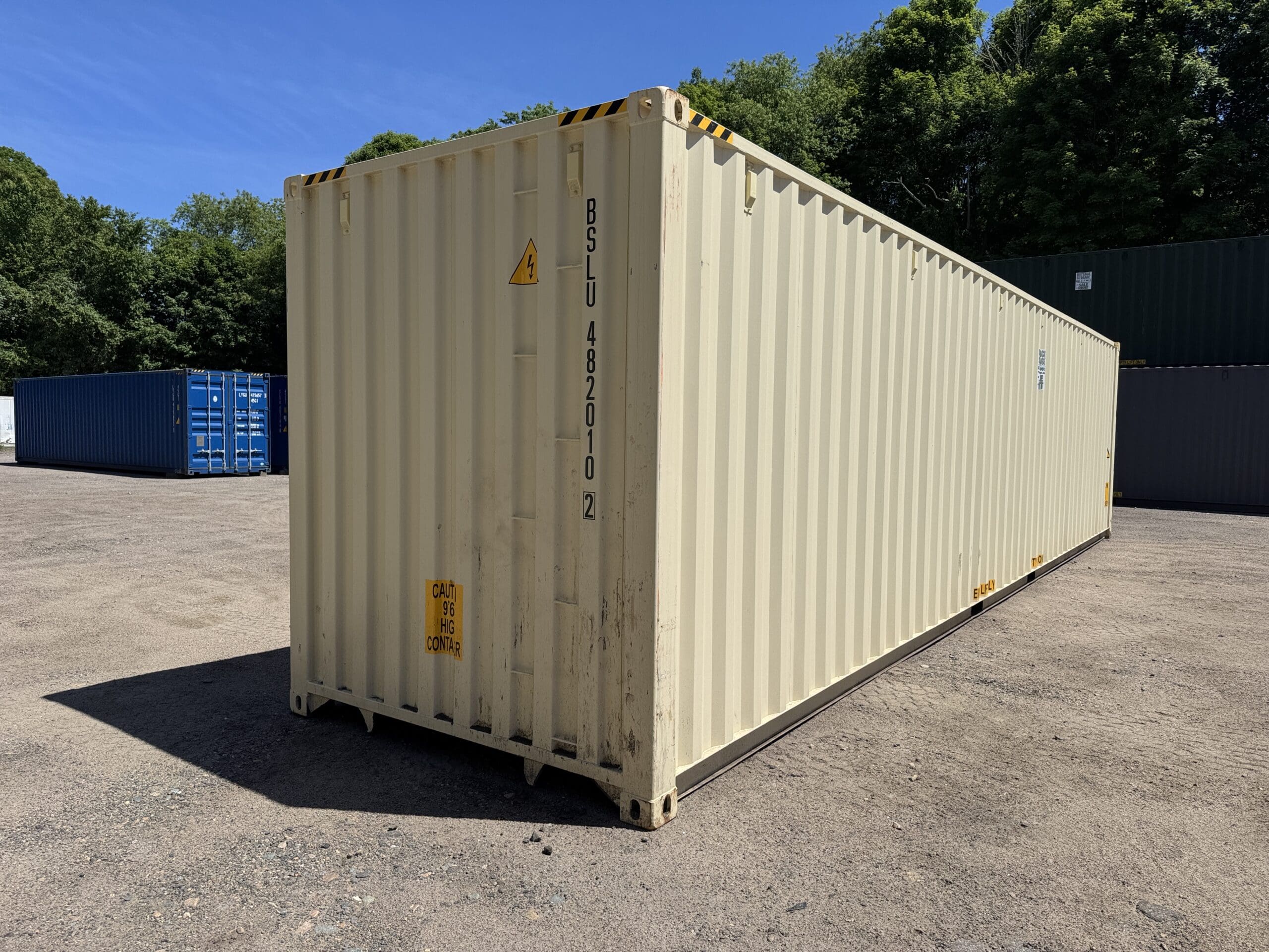 40ft New High Cube Shipping Container – Wind & Watertight – Beige — 40ft — new (image 12 of 12)