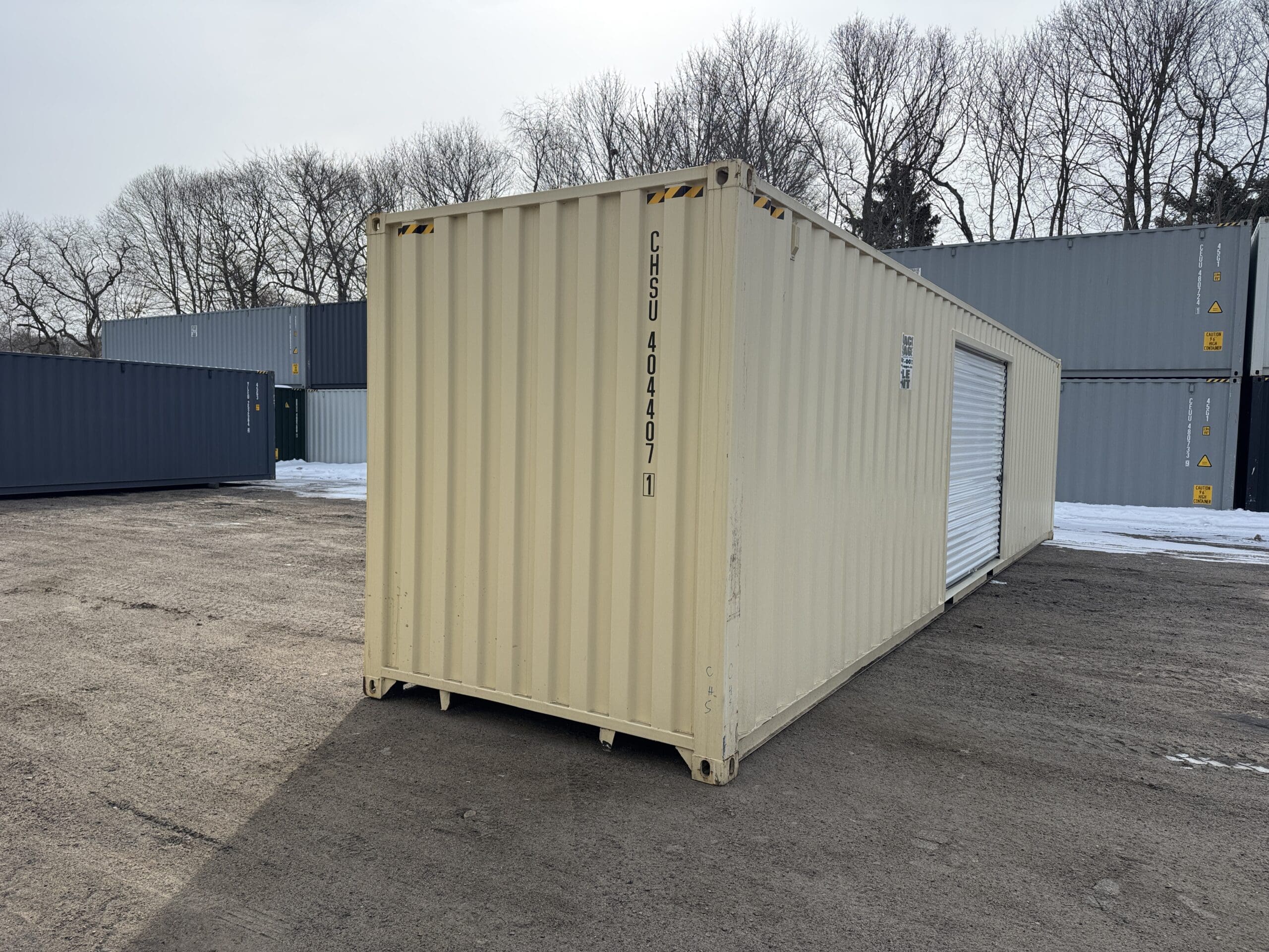 40ft New High Cube Shipping Container – Wind & Watertight – Beige — 40ft — new (image 12 of 12)