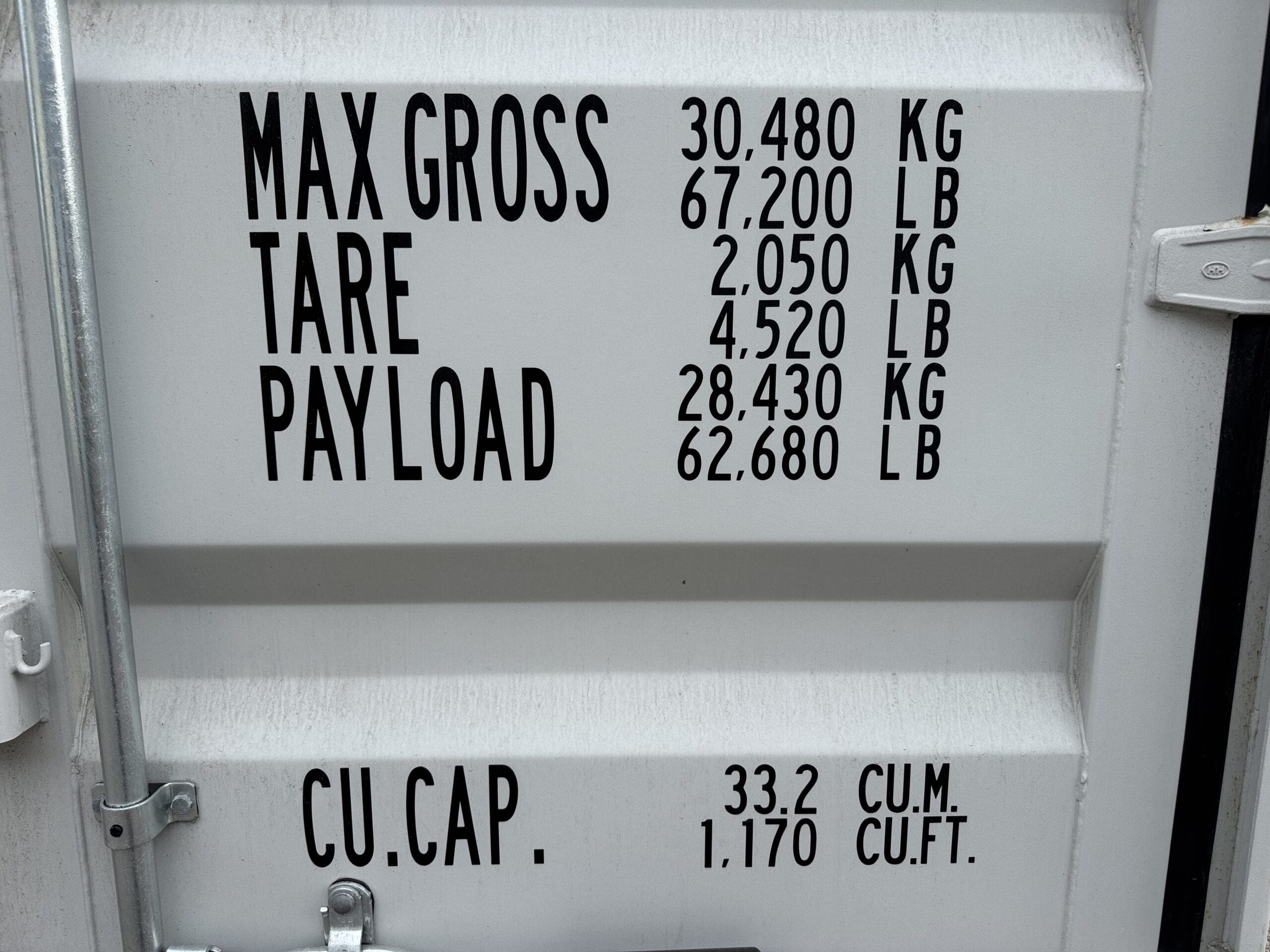 20ft New Shipping Container – Wind & Watertight – Gray — 20ft — new (image 4 of 12)