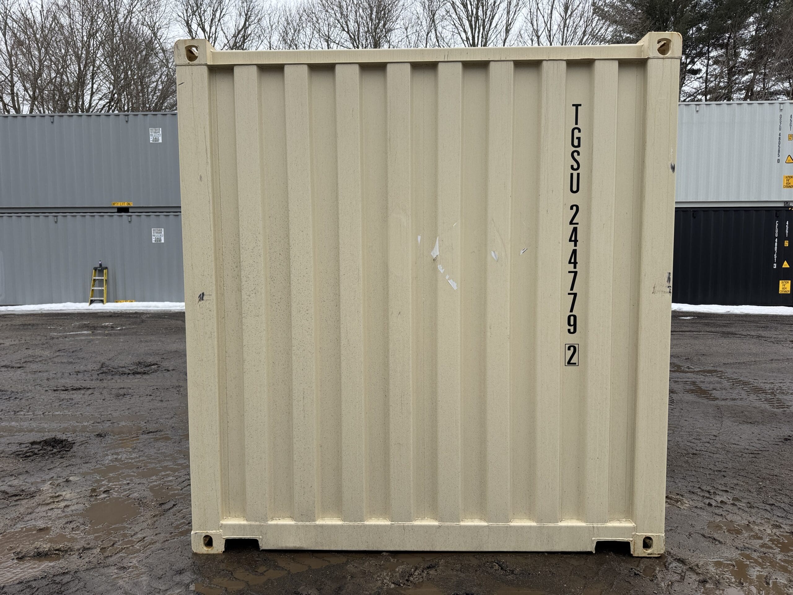 20ft New Shipping Container – Wind & Watertight – Beige — 20ft — new (image 12 of 12)
