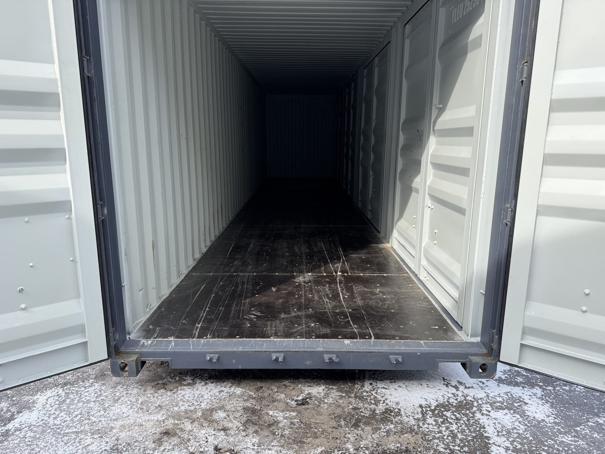 40ft New High Cube Shipping Container – Wind & Watertight – Dk Gray — 40ft — new (image 10 of 12)