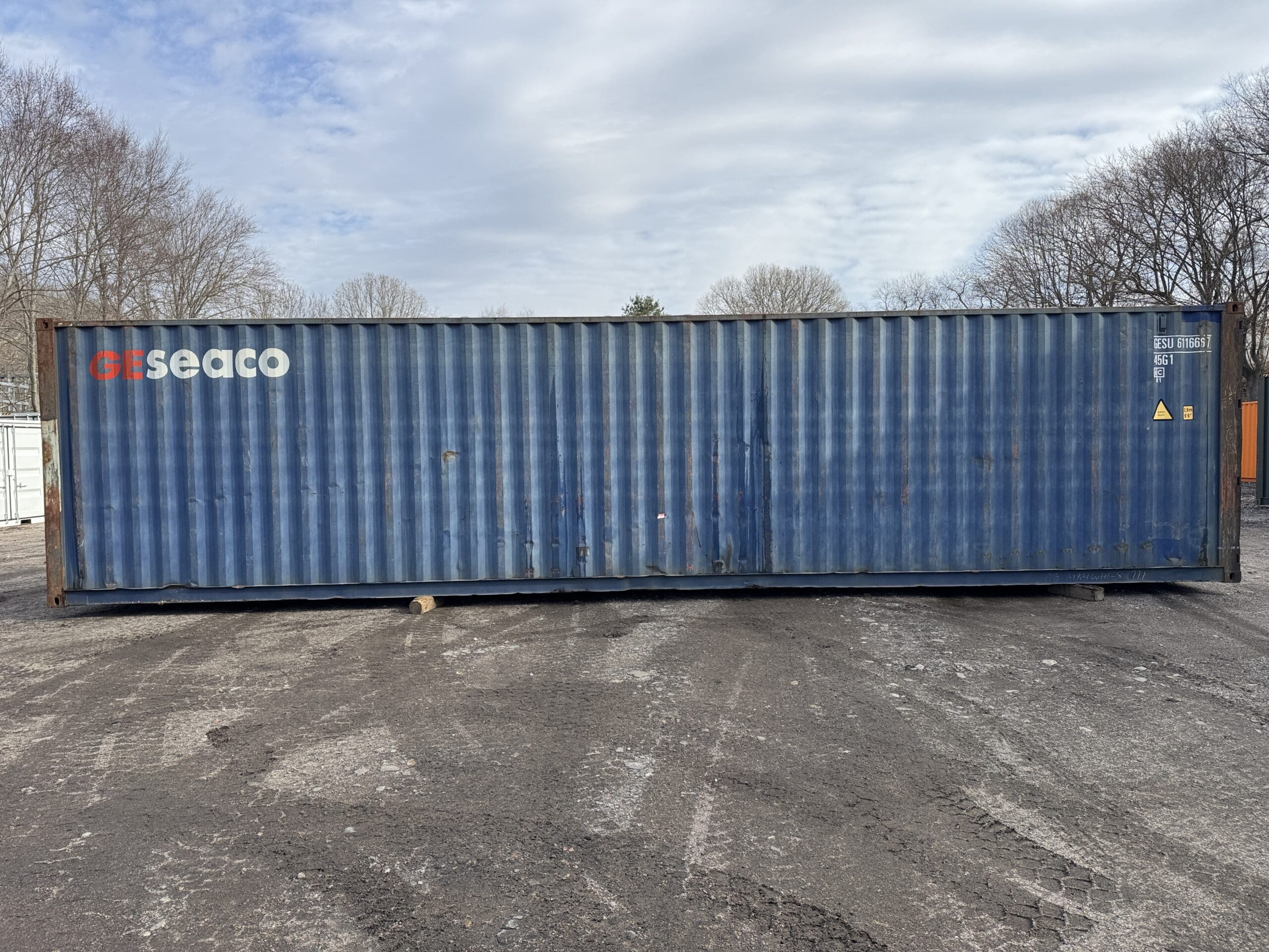 40ft Used High Cube Shipping Container – Wind & Watertight – Blue — 40ft — used (image 11 of 12)