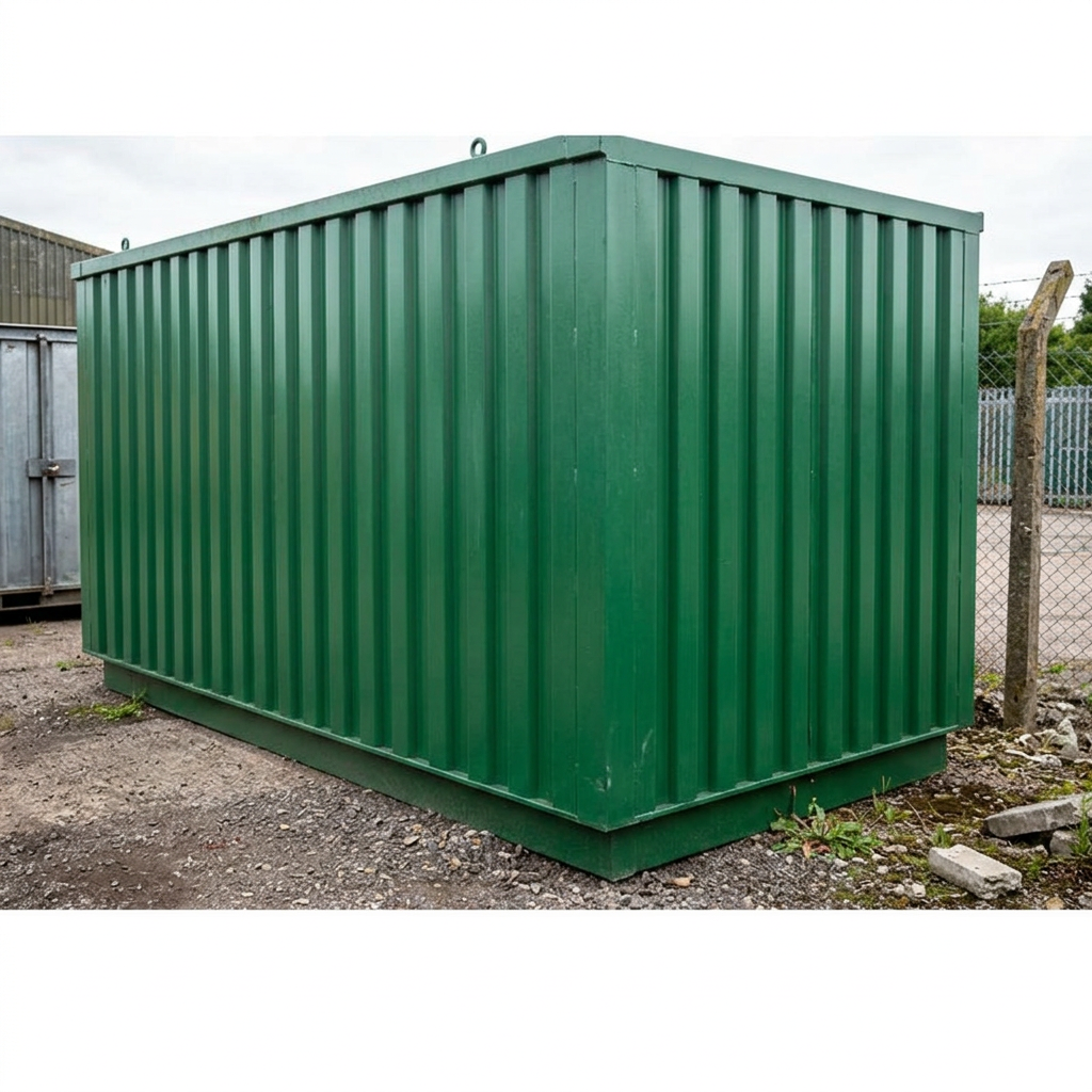 4m x 2.1m Powder Coated Flat Packed Store — new — storage containers (image 5 of 6)