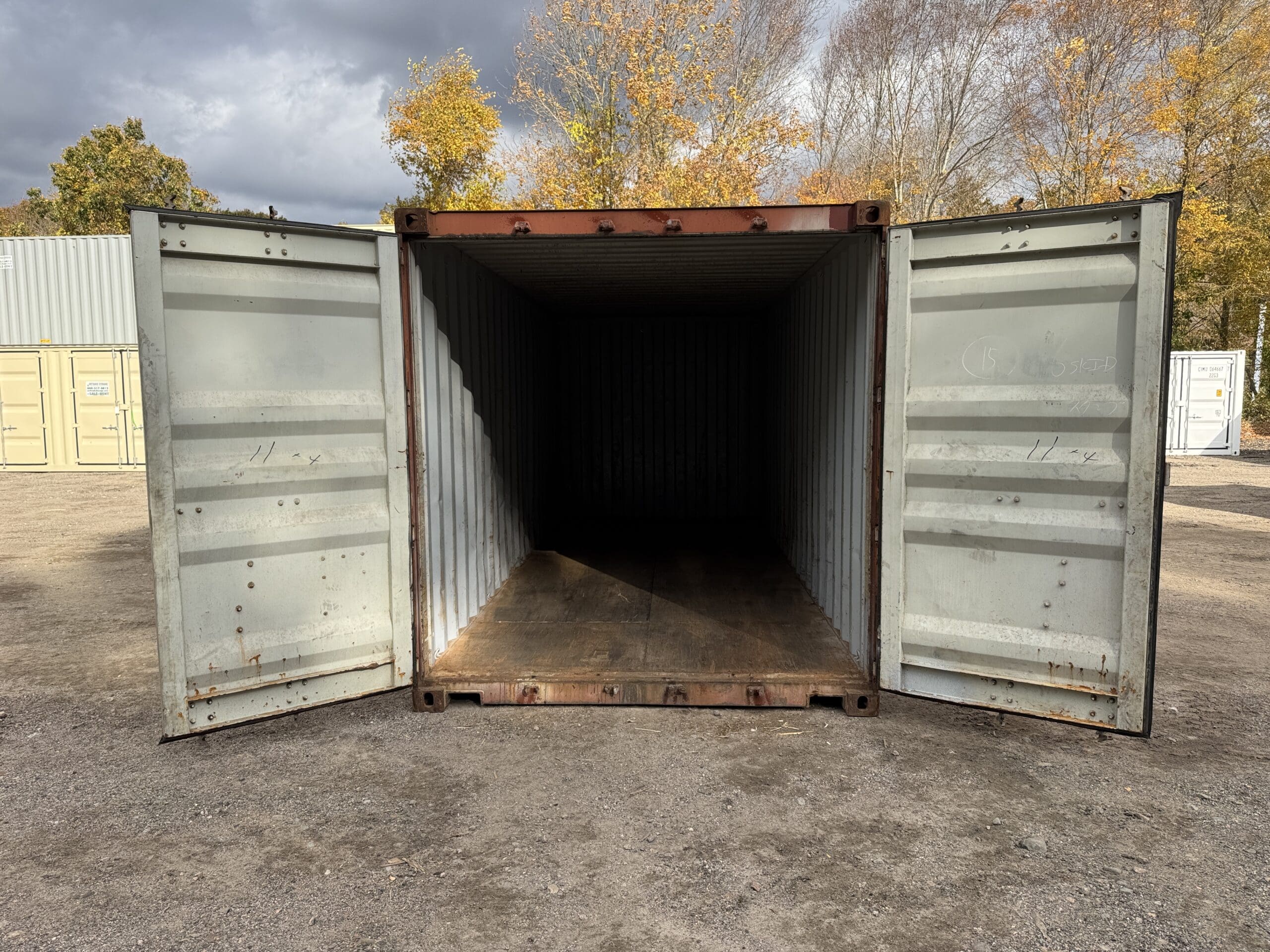 20ft Used Shipping Container – Wind & Watertight – Red — 20ft — used (image 2 of 12)