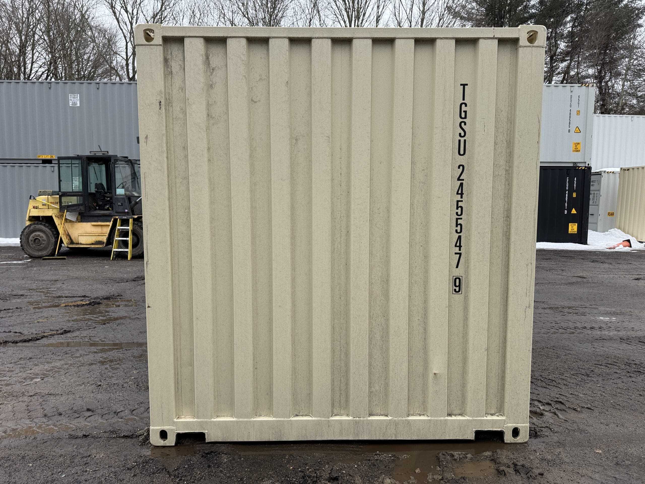 20ft New Shipping Container – Wind & Watertight – Beige — 20ft — new (image 11 of 12)