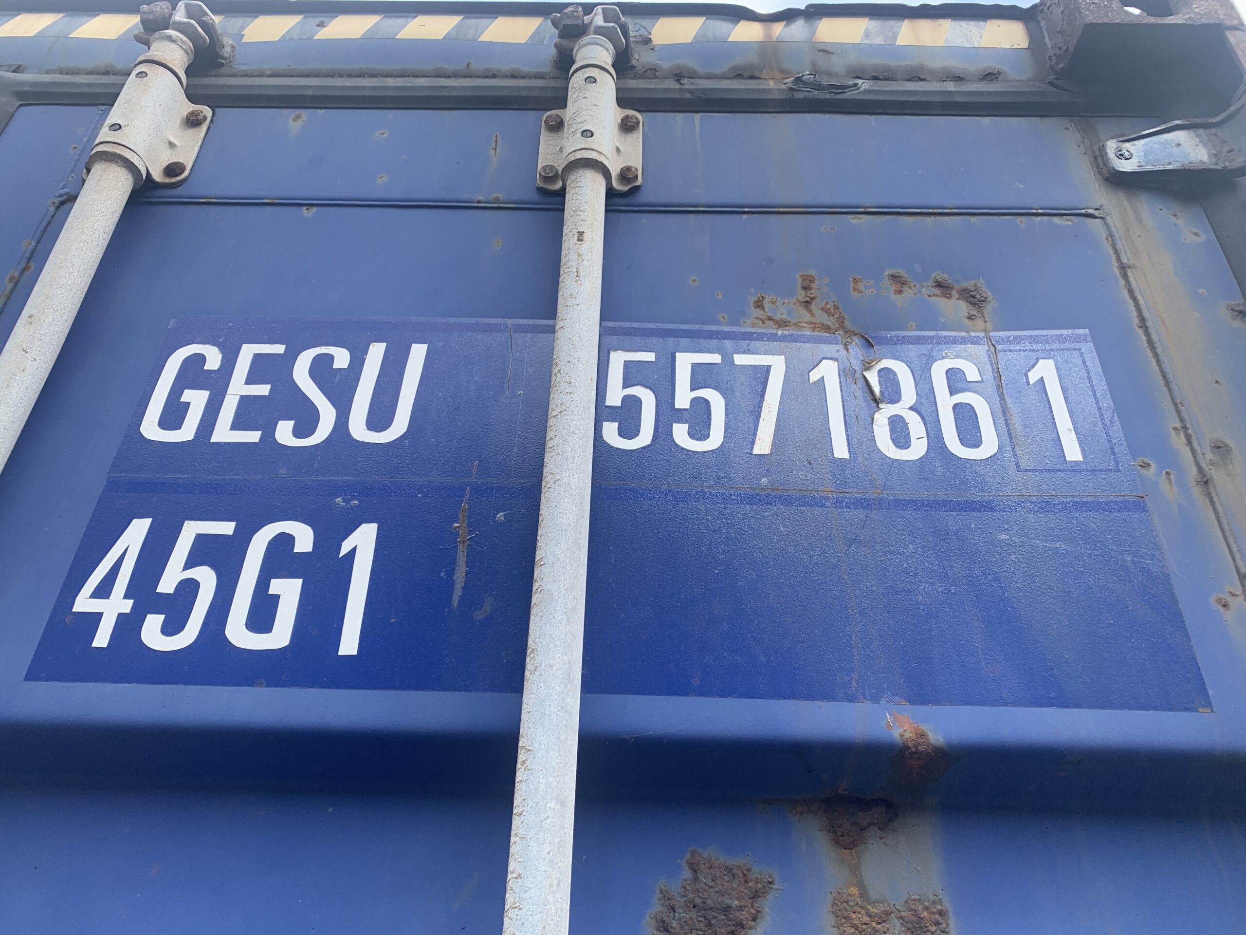 40ft Used High Cube Shipping Container – Wind & Watertight – Blue — 40ft — used (image 2 of 12)