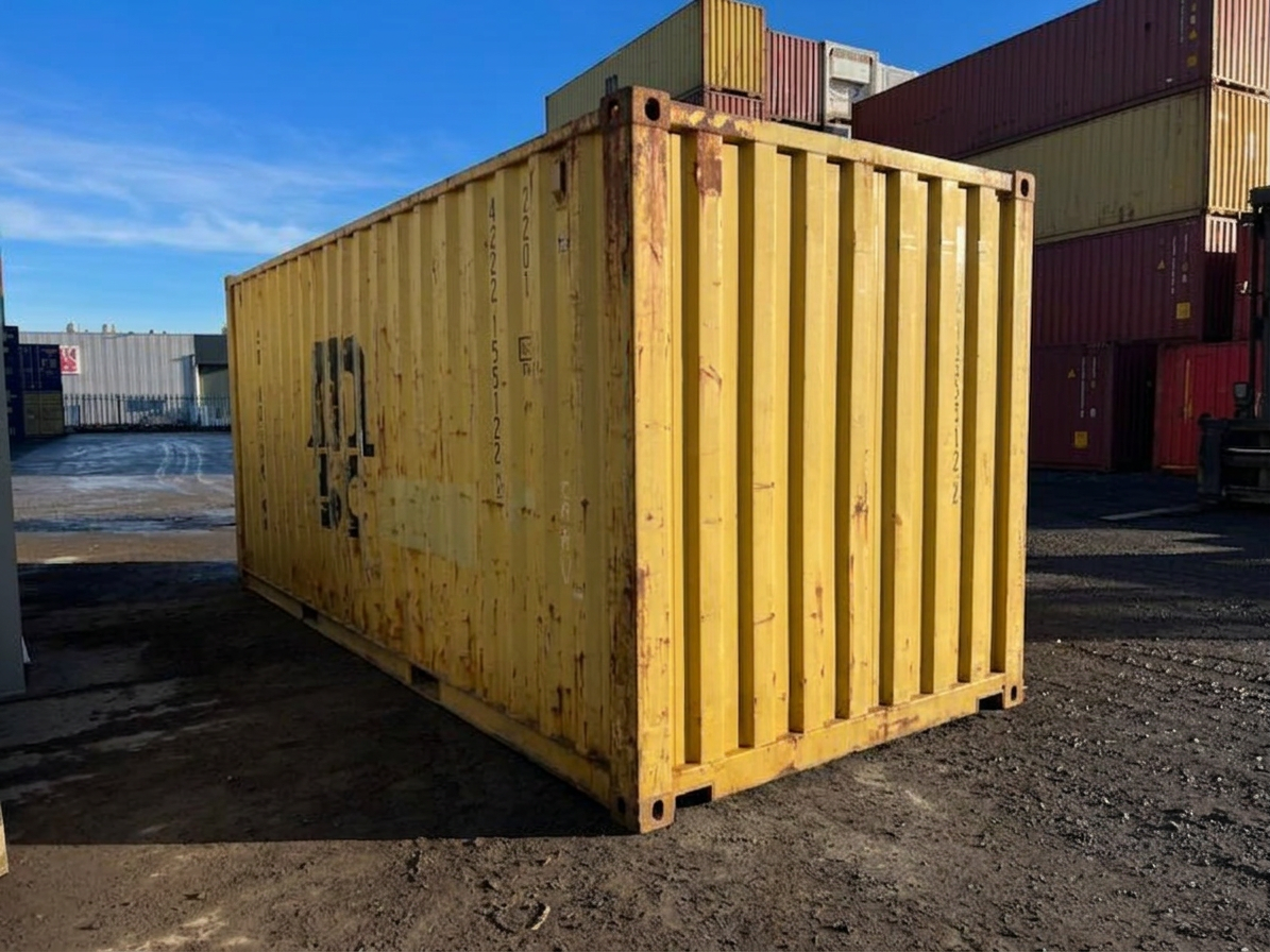 20ft Used Shipping Container with Roller Shutter Door — 20ft — used — storage containers (image 5 of 6)