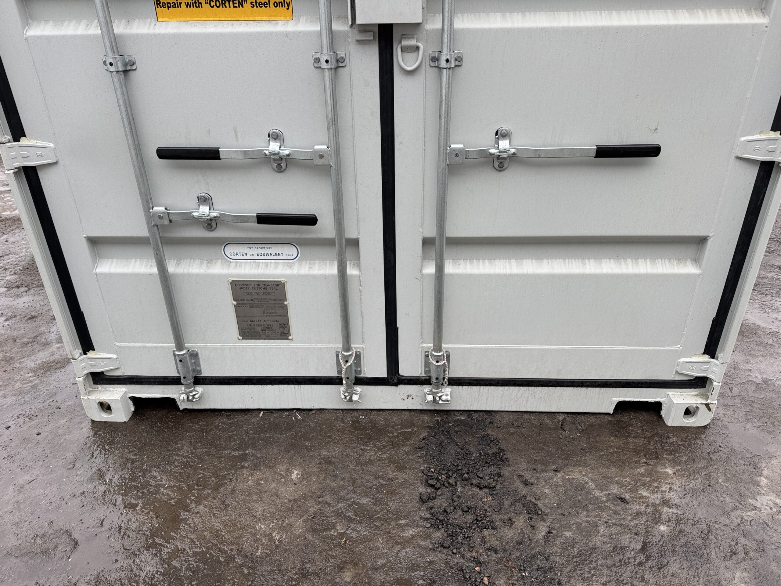 40ft New High Cube Shipping Container – Wind & Watertight – Gray — 40ft — new (image 6 of 12)