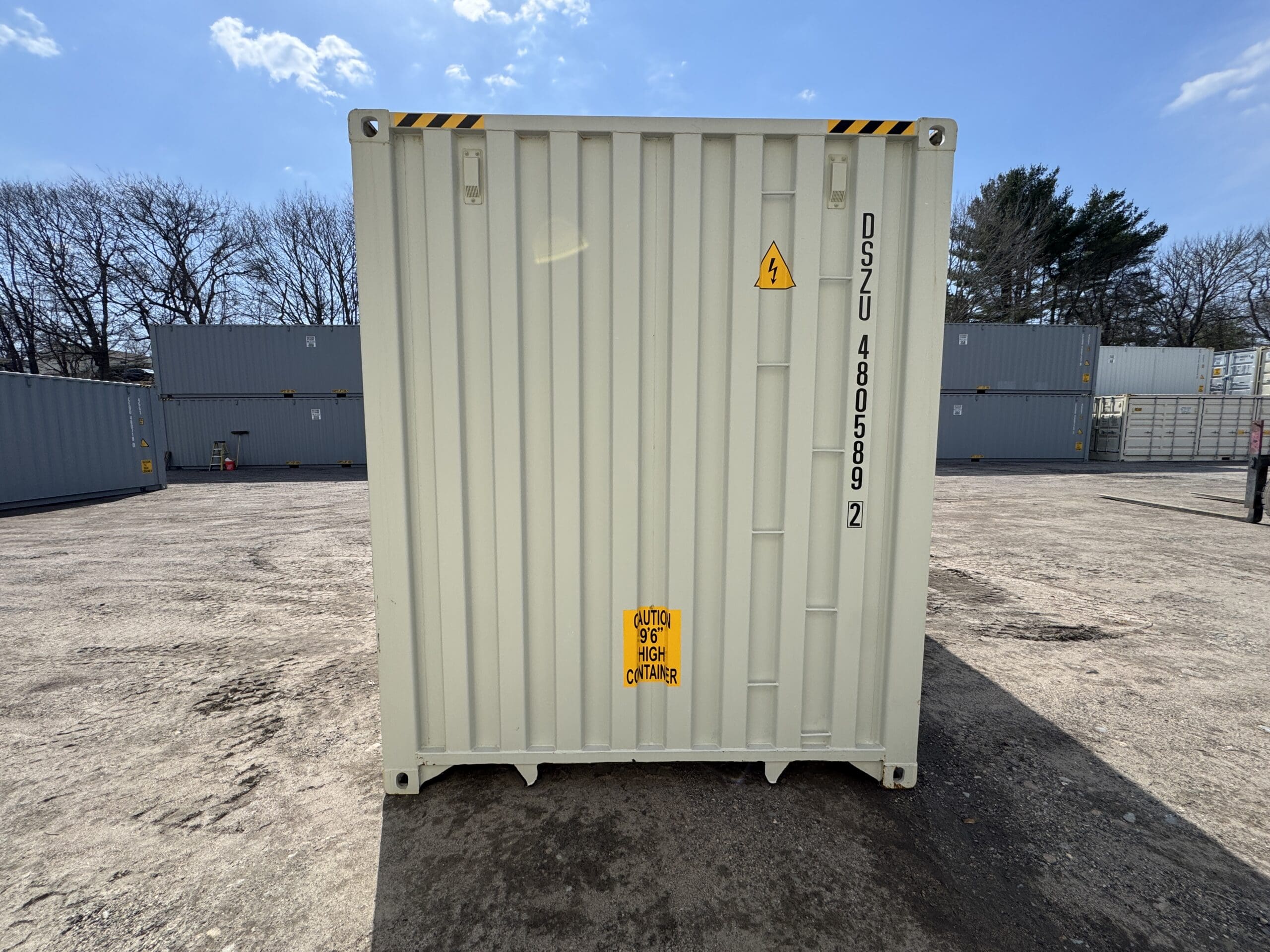 40ft New High Cube Shipping Container – Wind & Watertight – Gray — 40ft — new (image 10 of 12)