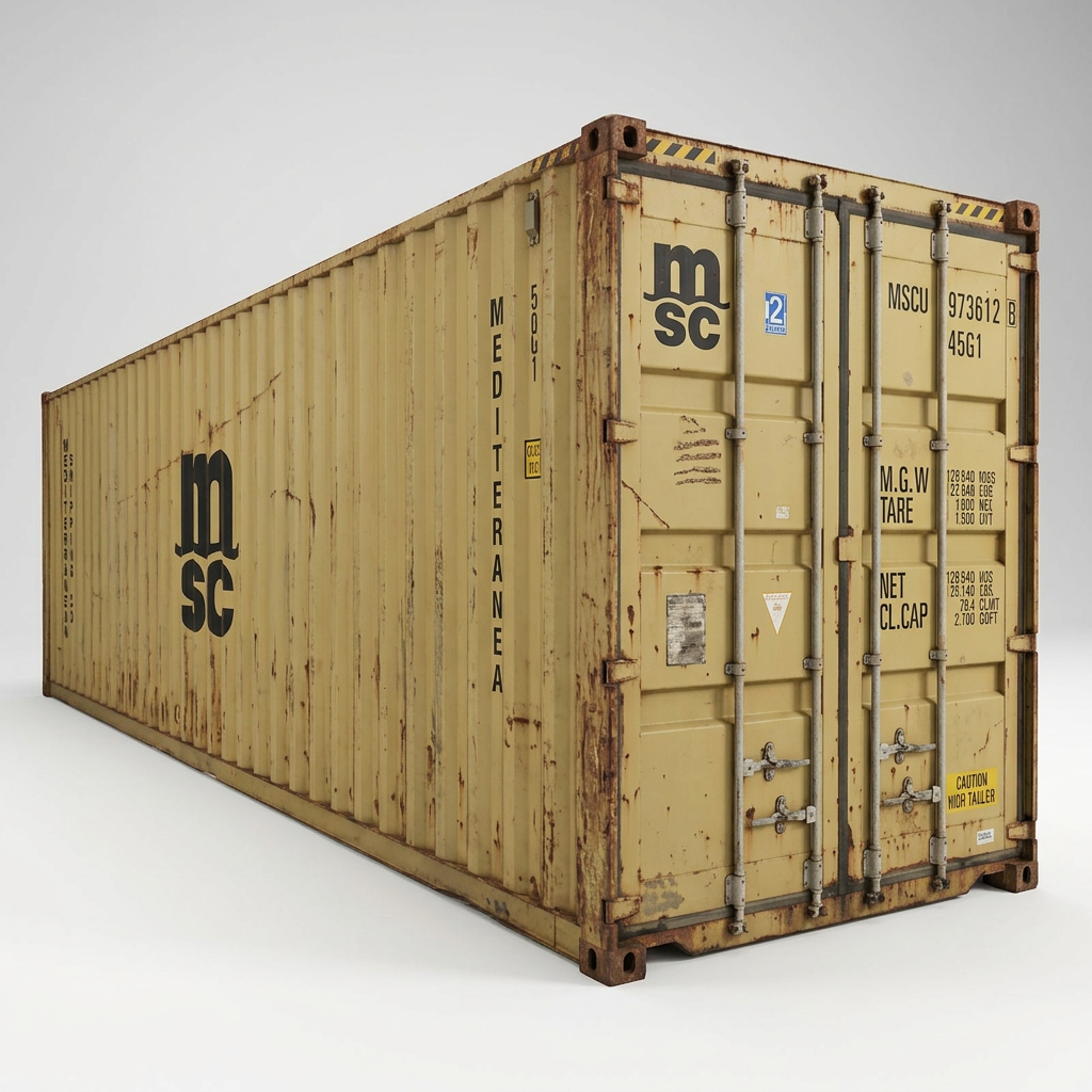 40Ft X 8Ft Used Shipping Container High Cube — 40ft — used — storage containers (image 3 of 3)