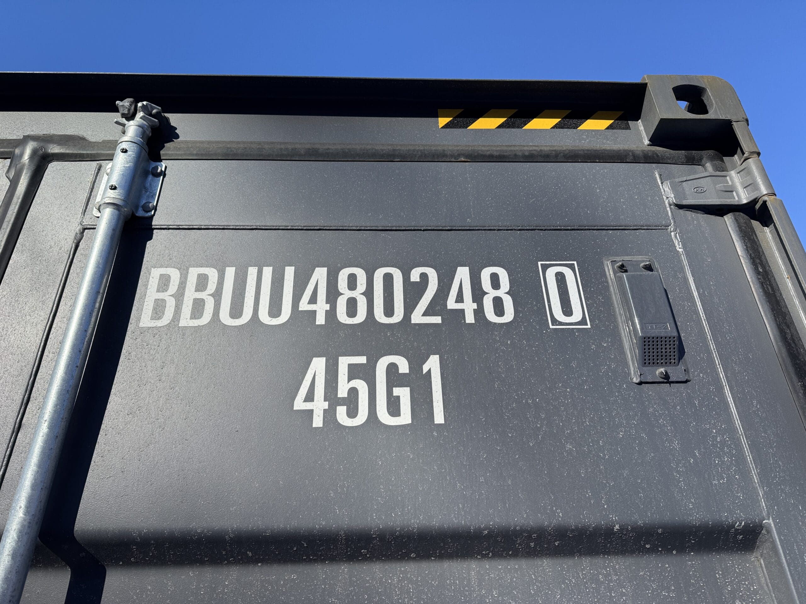 40ft New High Cube Shipping Container – Wind & Watertight – Gray — 40ft — new (image 2 of 12)