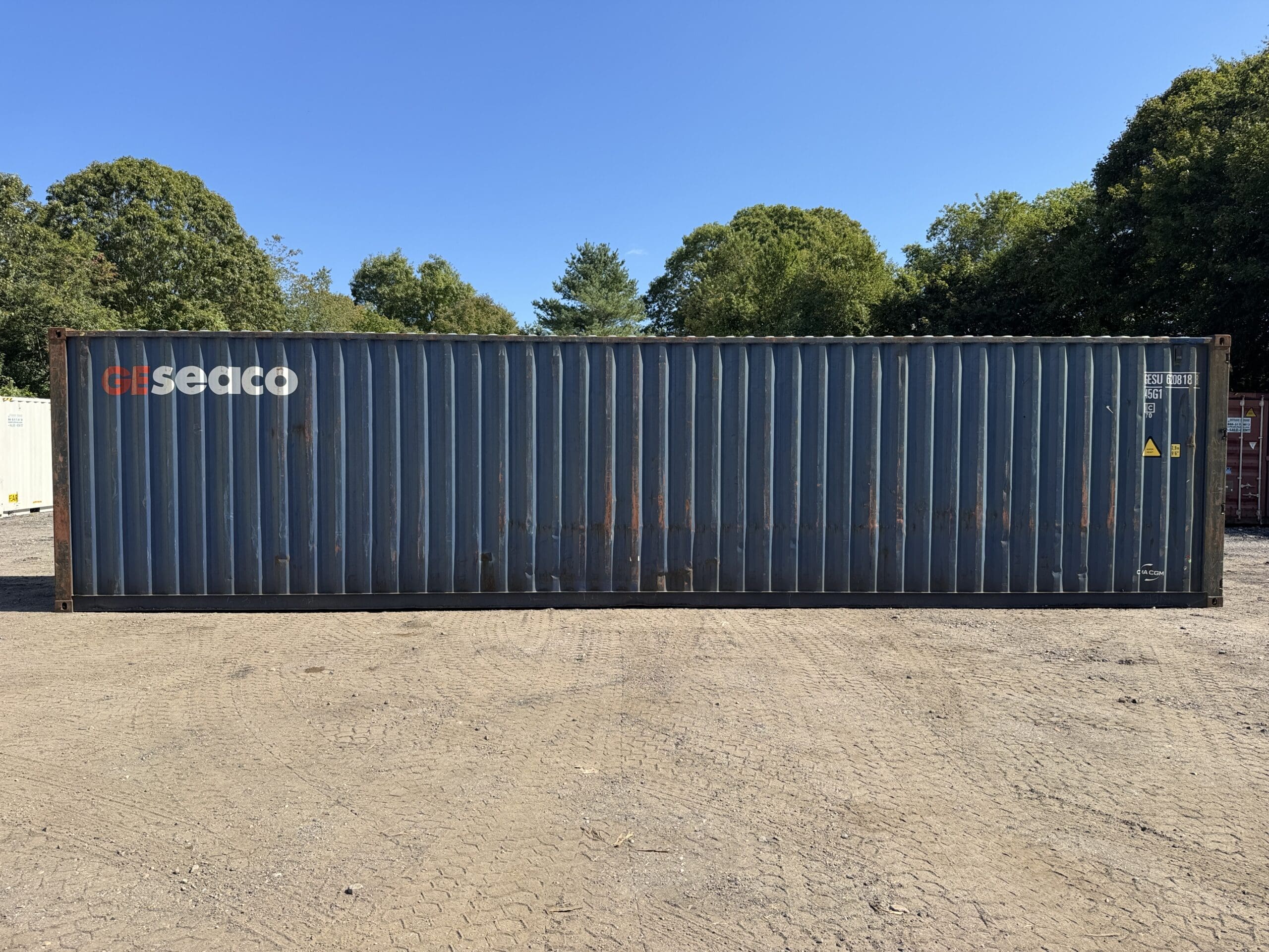 40ft Used High Cube Shipping Container – Wind & Watertight – Blue — 40ft — used (image 10 of 12)