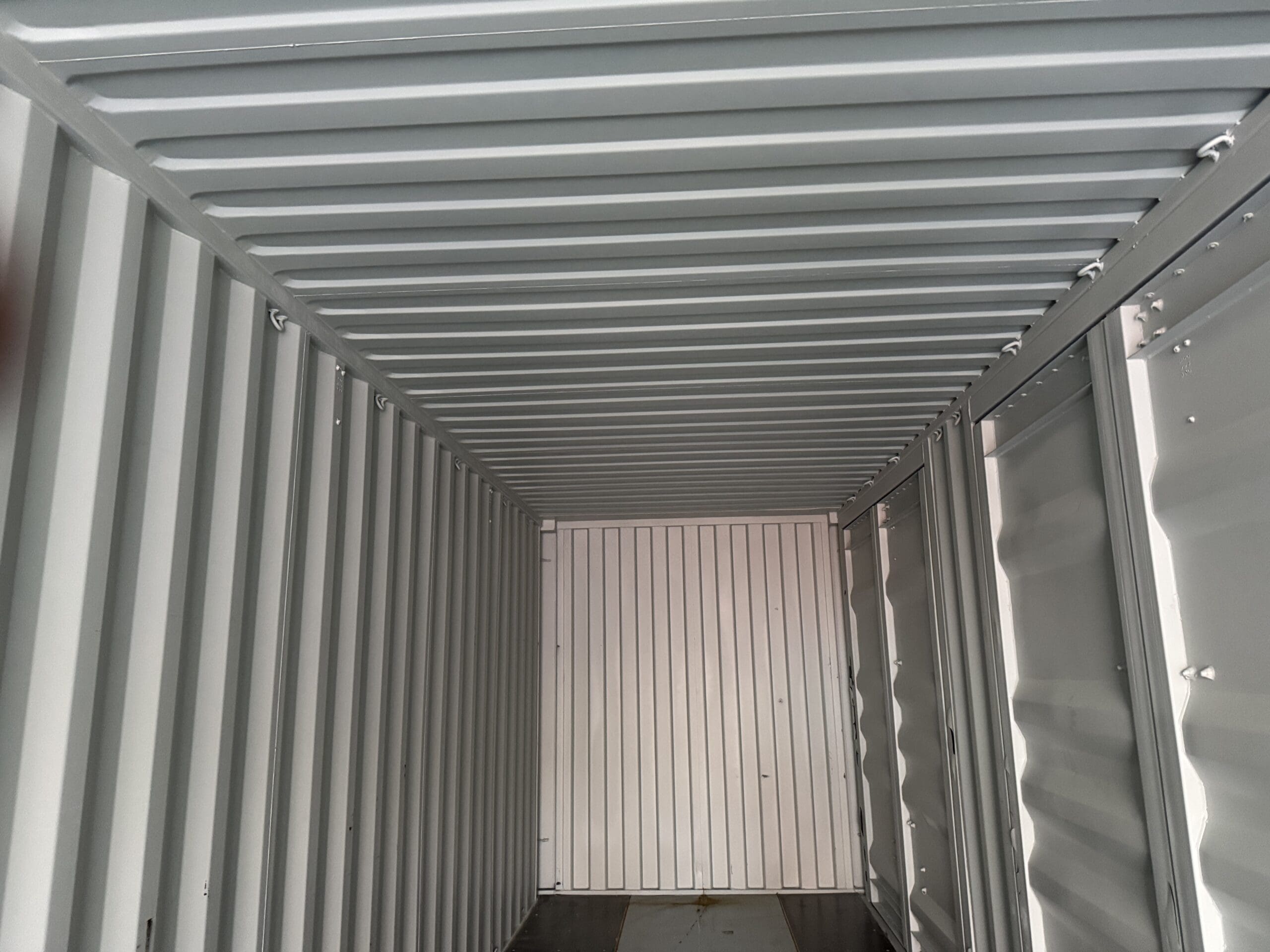 40ft New High Cube Shipping Container – Wind & Watertight – Gray — 40ft — new (image 8 of 12)