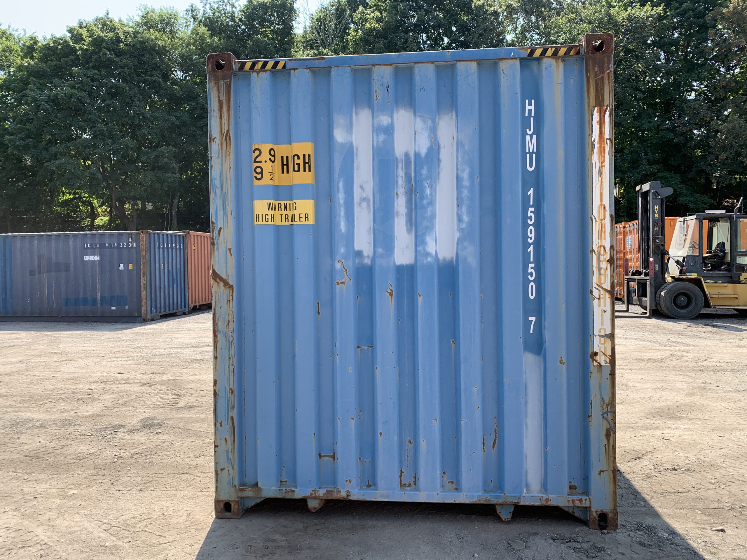 40ft Used High Cube Shipping Container – Wind & Watertight – Blue — 40ft — used (image 9 of 12)