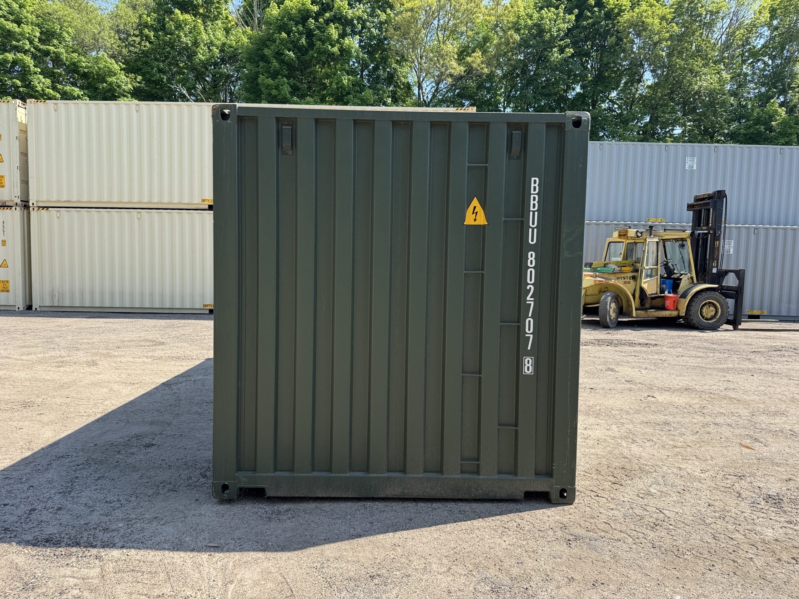20ft New Shipping Container – Wind & Watertight – Green — 20ft — new (image 10 of 12)