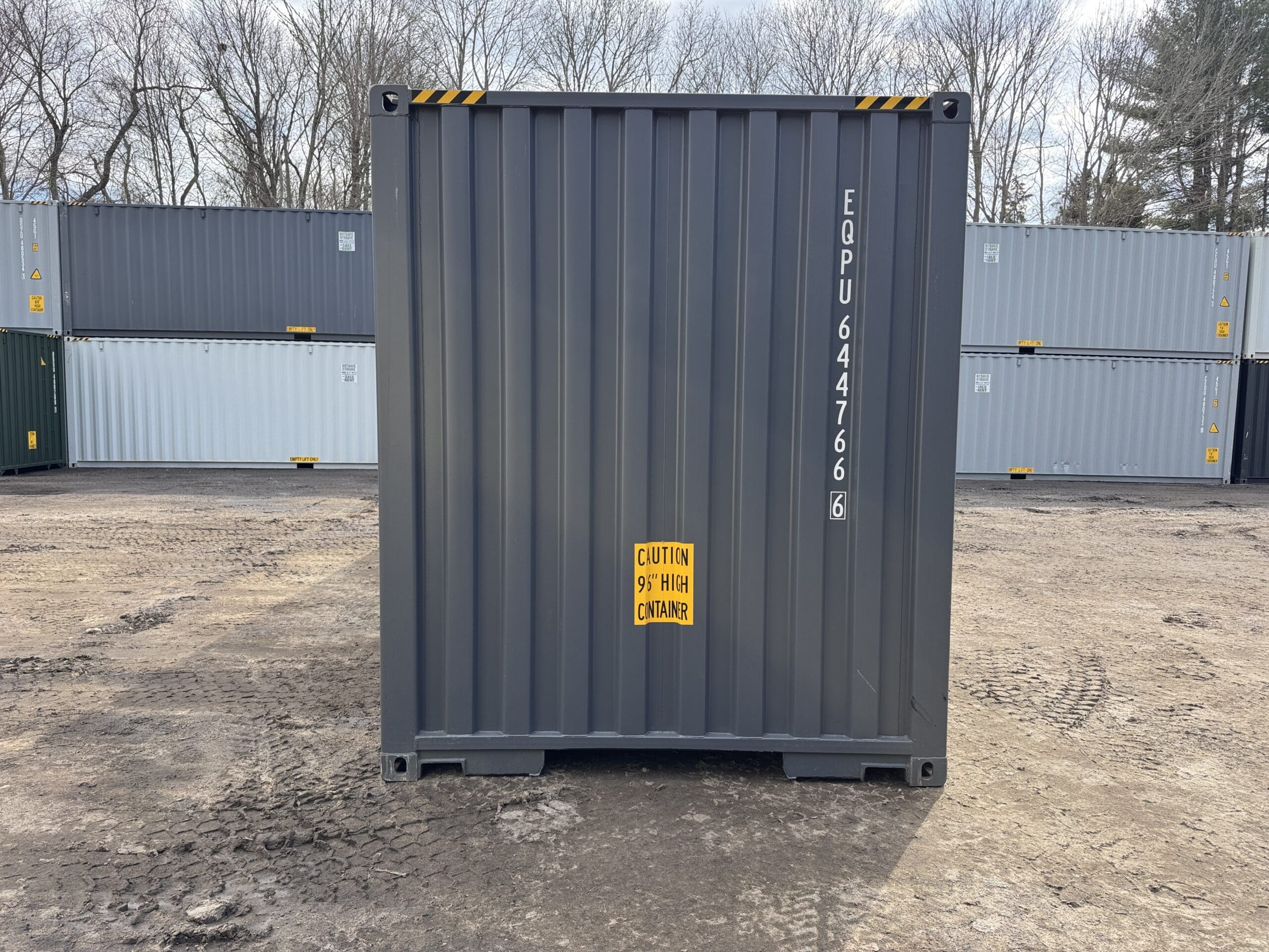 40ft New High Cube Shipping Container – Wind & Watertight – Dk Gray — 40ft — new (image 11 of 12)