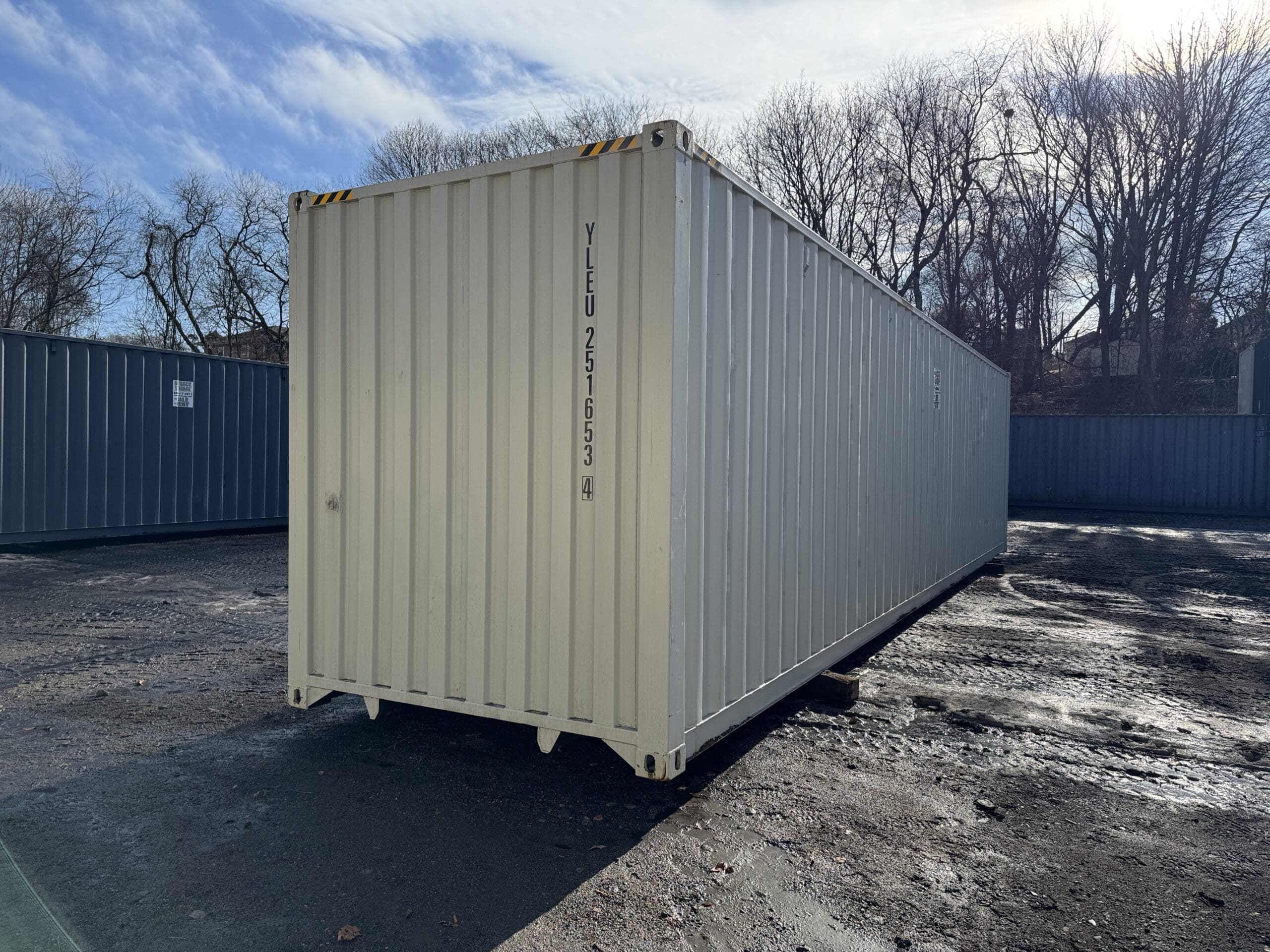 40ft New High Cube Shipping Container – Wind & Watertight – Lt Gray — 40ft — new (image 8 of 12)