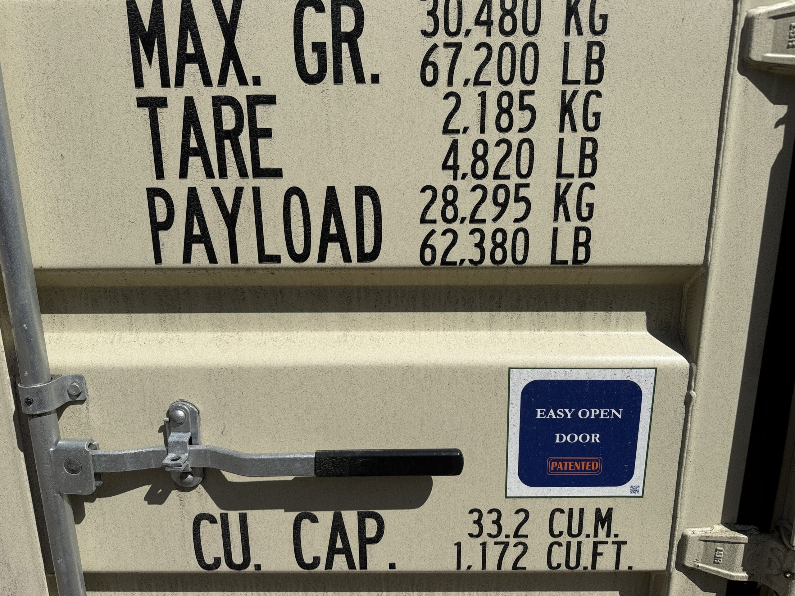 20ft New Shipping Container – Wind & Watertight – Beige — 20ft — new (image 8 of 12)