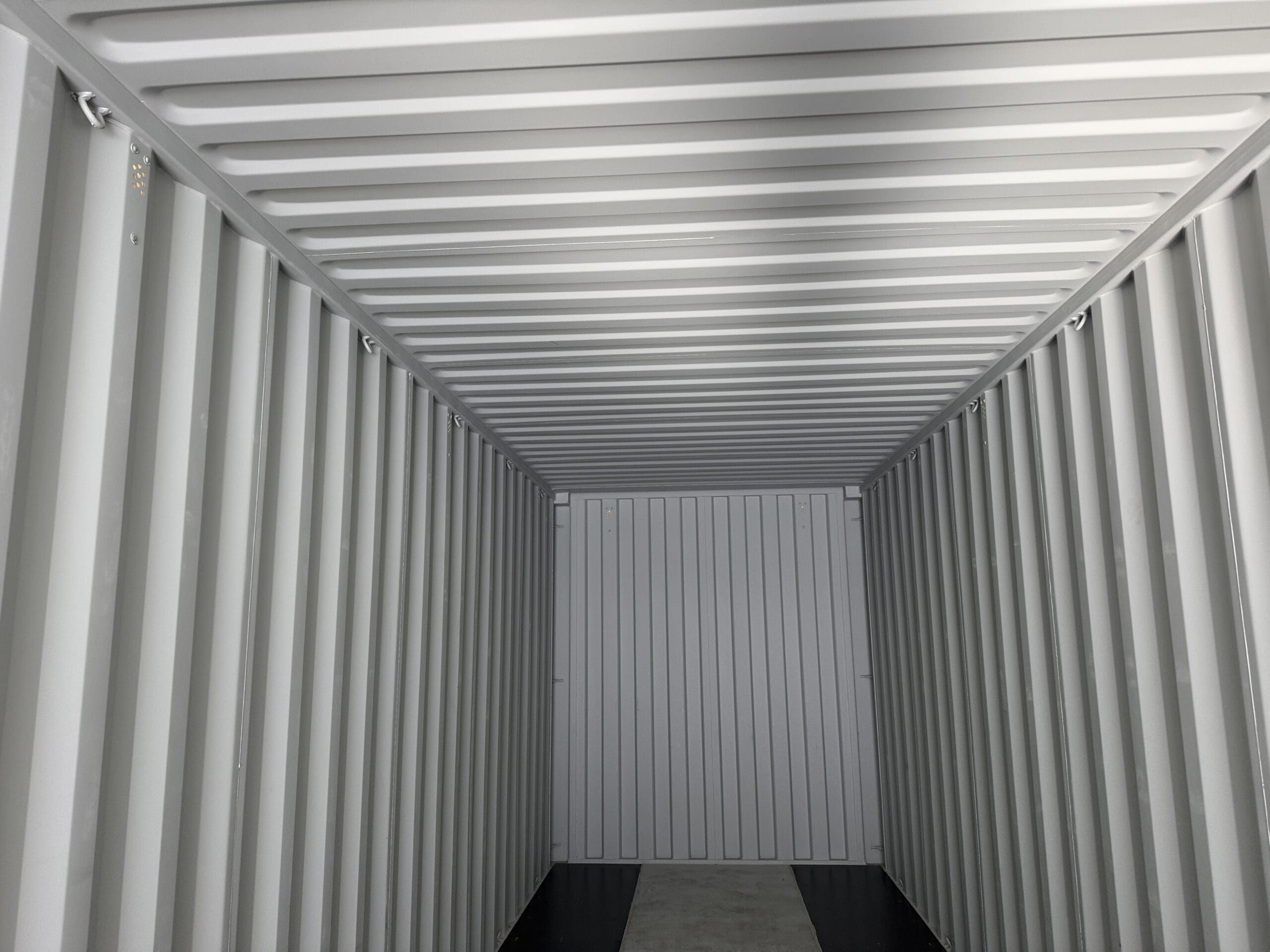 40ft New High Cube Shipping Container – Wind & Watertight – Gray — 40ft — new (image 6 of 12)