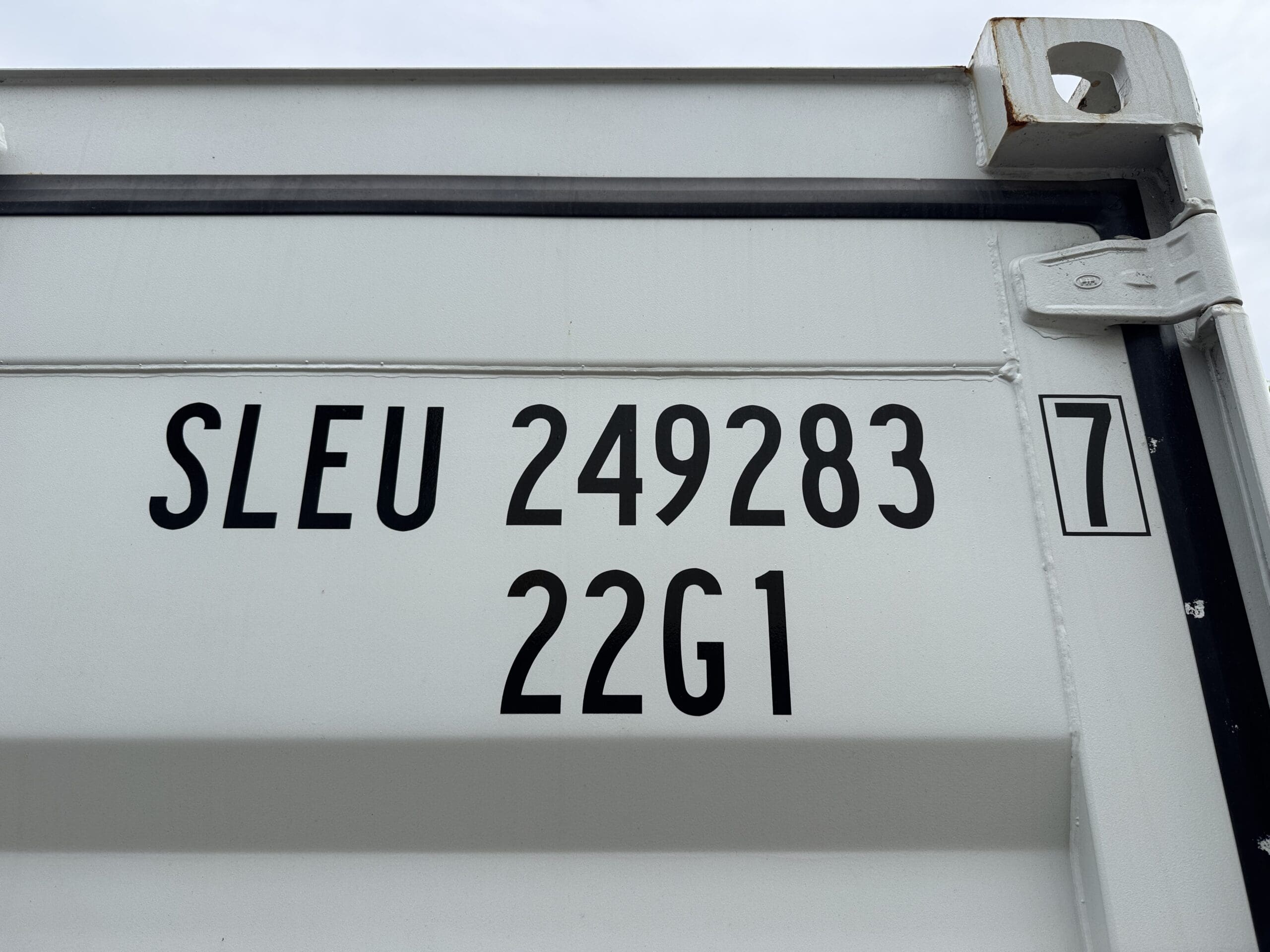 20ft New Shipping Container – Wind & Watertight – Gray — 20ft — new (image 2 of 12)