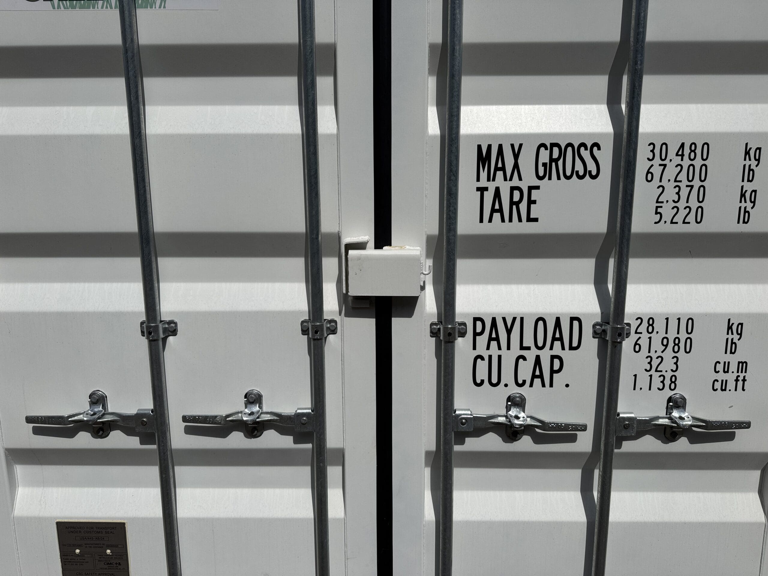 20ft New Shipping Container – Wind & Watertight – White — 20ft — new (image 4 of 12)