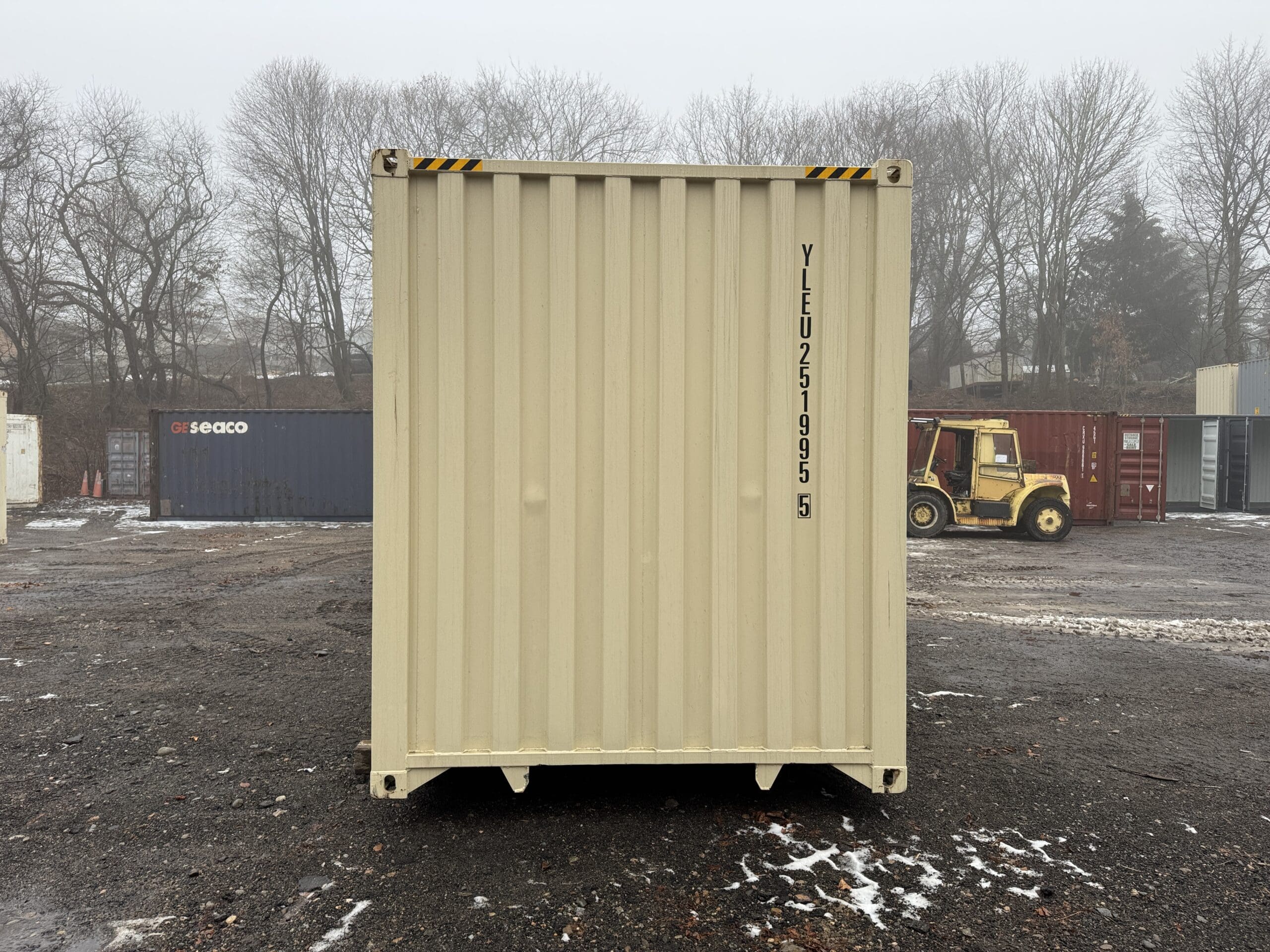 40ft New High Cube Shipping Container – Wind & Watertight – Beige — 40ft — new (image 11 of 12)