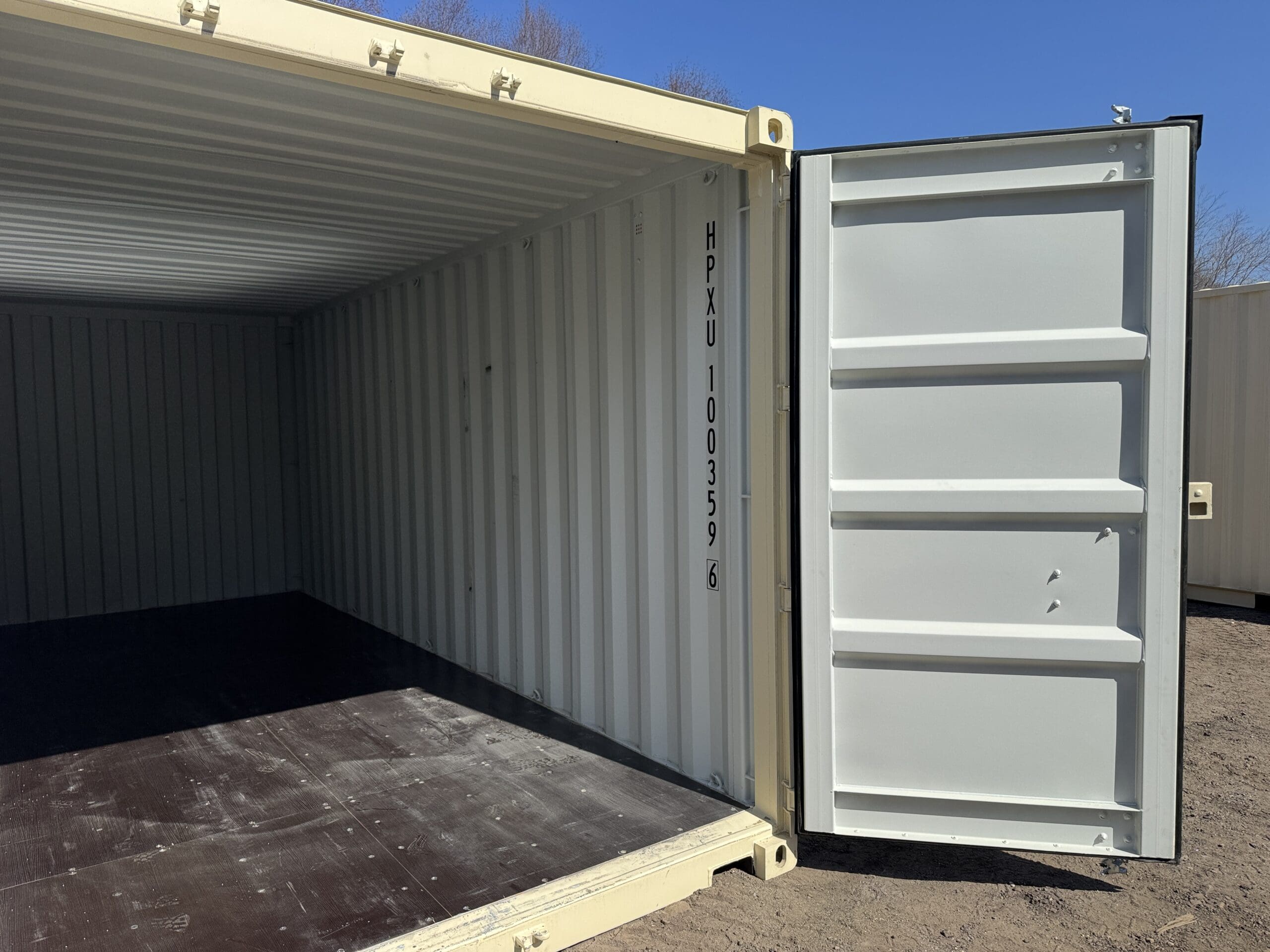 20ft New Shipping Container – Wind & Watertight – Beige — 20ft — new (image 7 of 12)